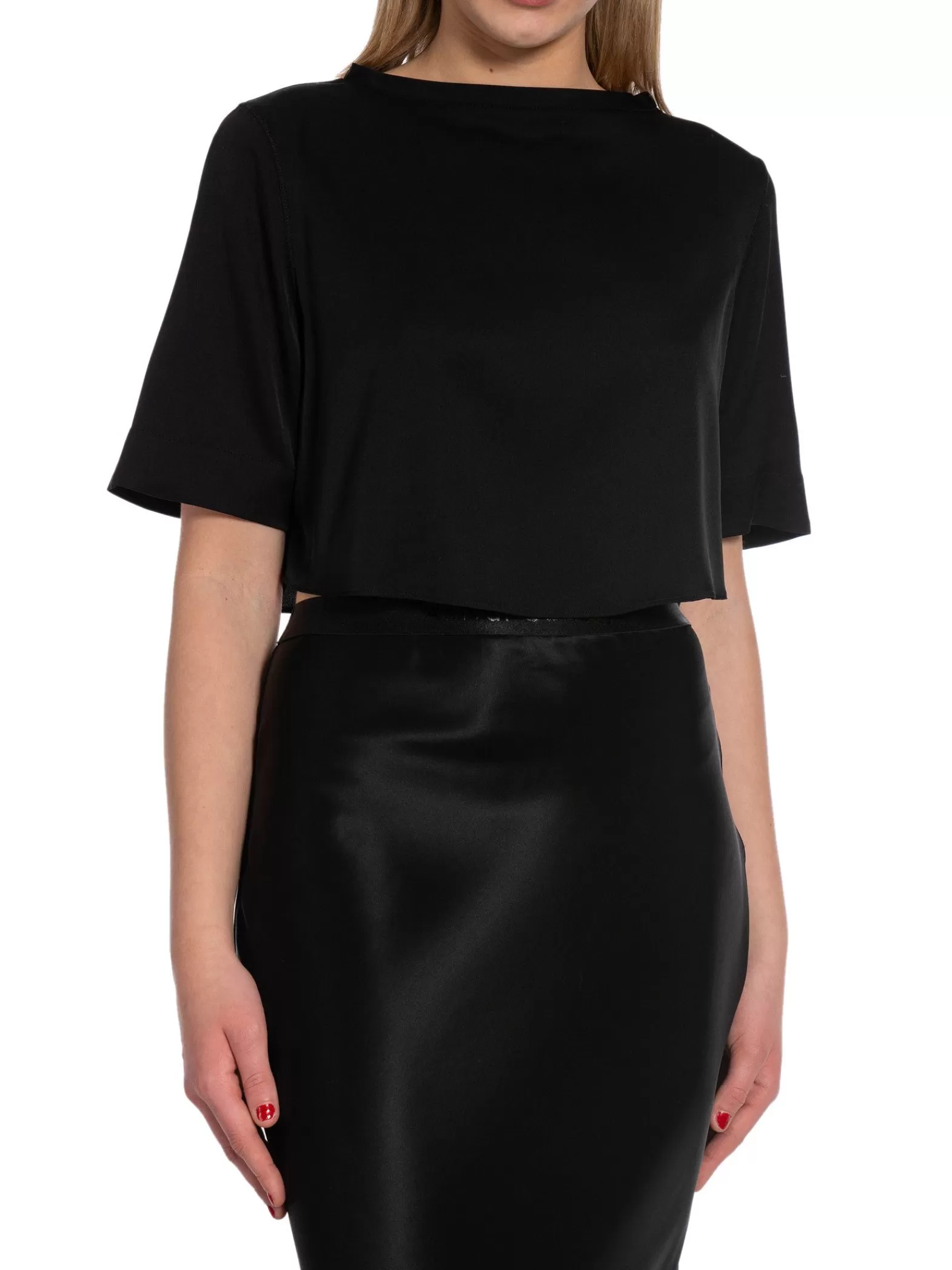 Ahlvar Gallery Topp Lola Cropped Black^ Toppar