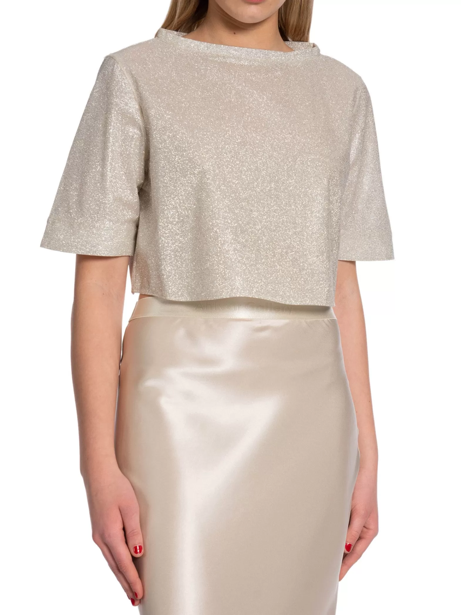 Ahlvar Gallery Topp Lola Cropped Cream^ Toppar