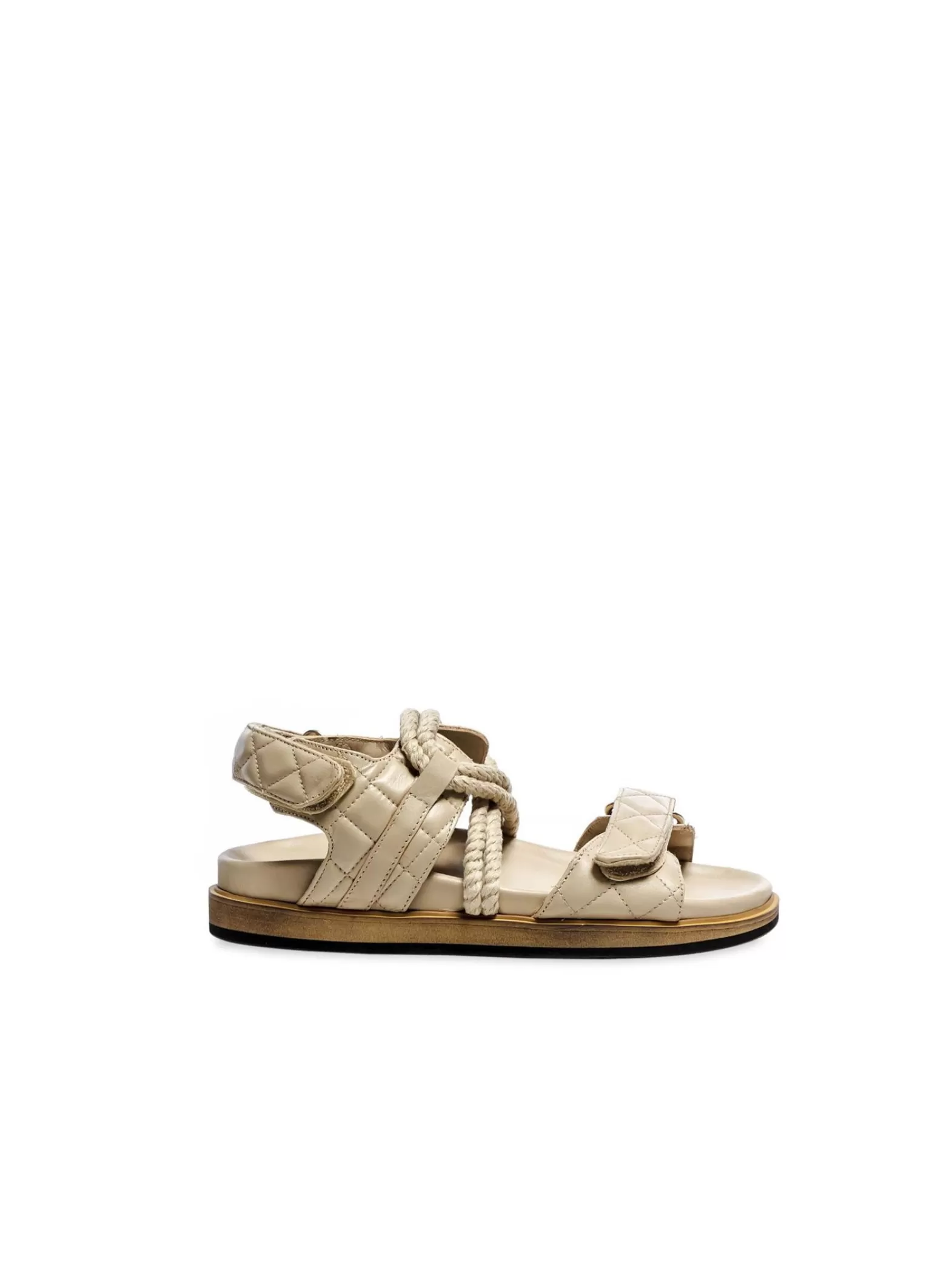 Alohas Sandal Hook Loop Braided Stone^ Sandaler