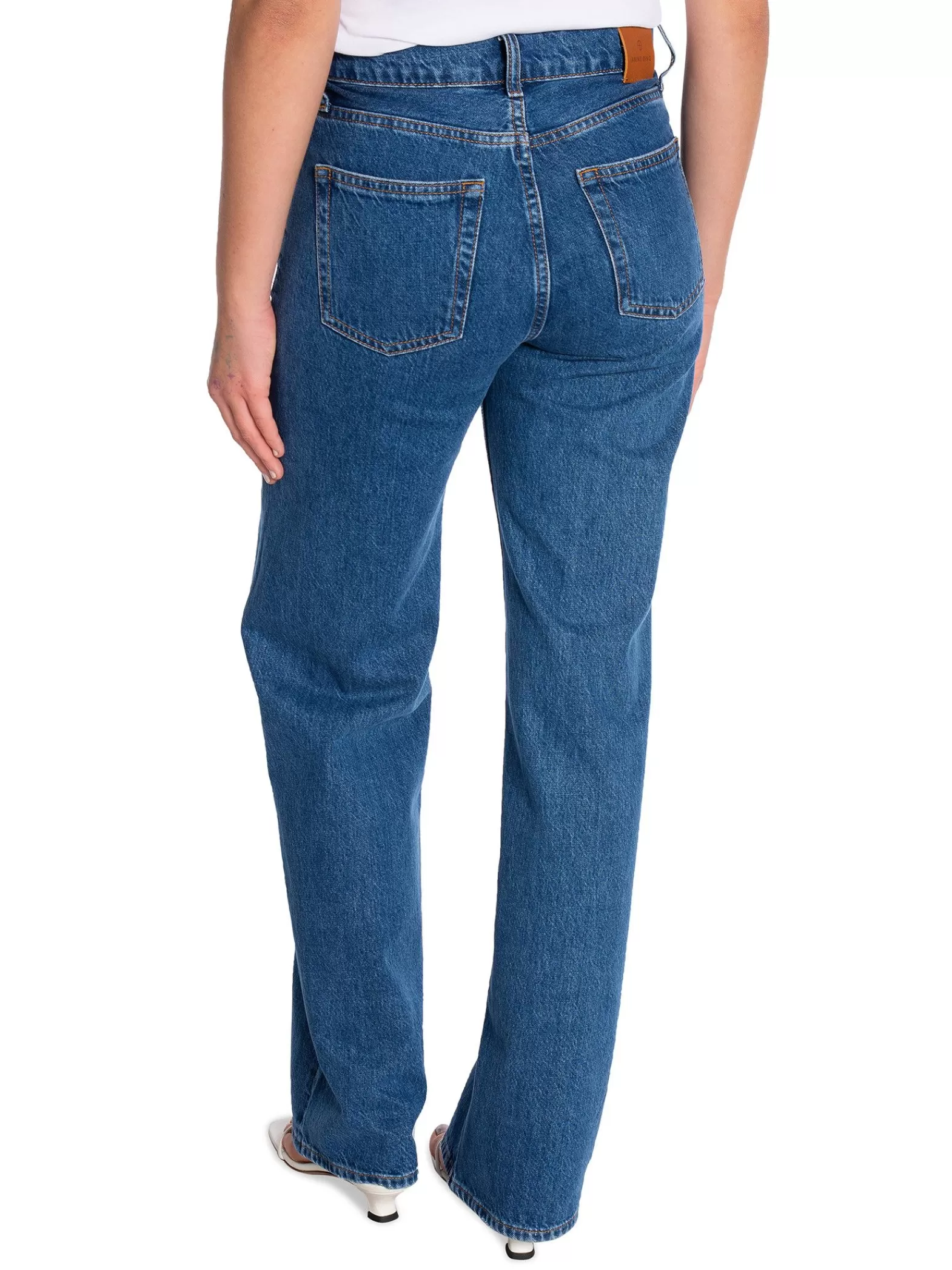 Anine Bing Jeans Hugh Medium Indigo Blue^ Jeans