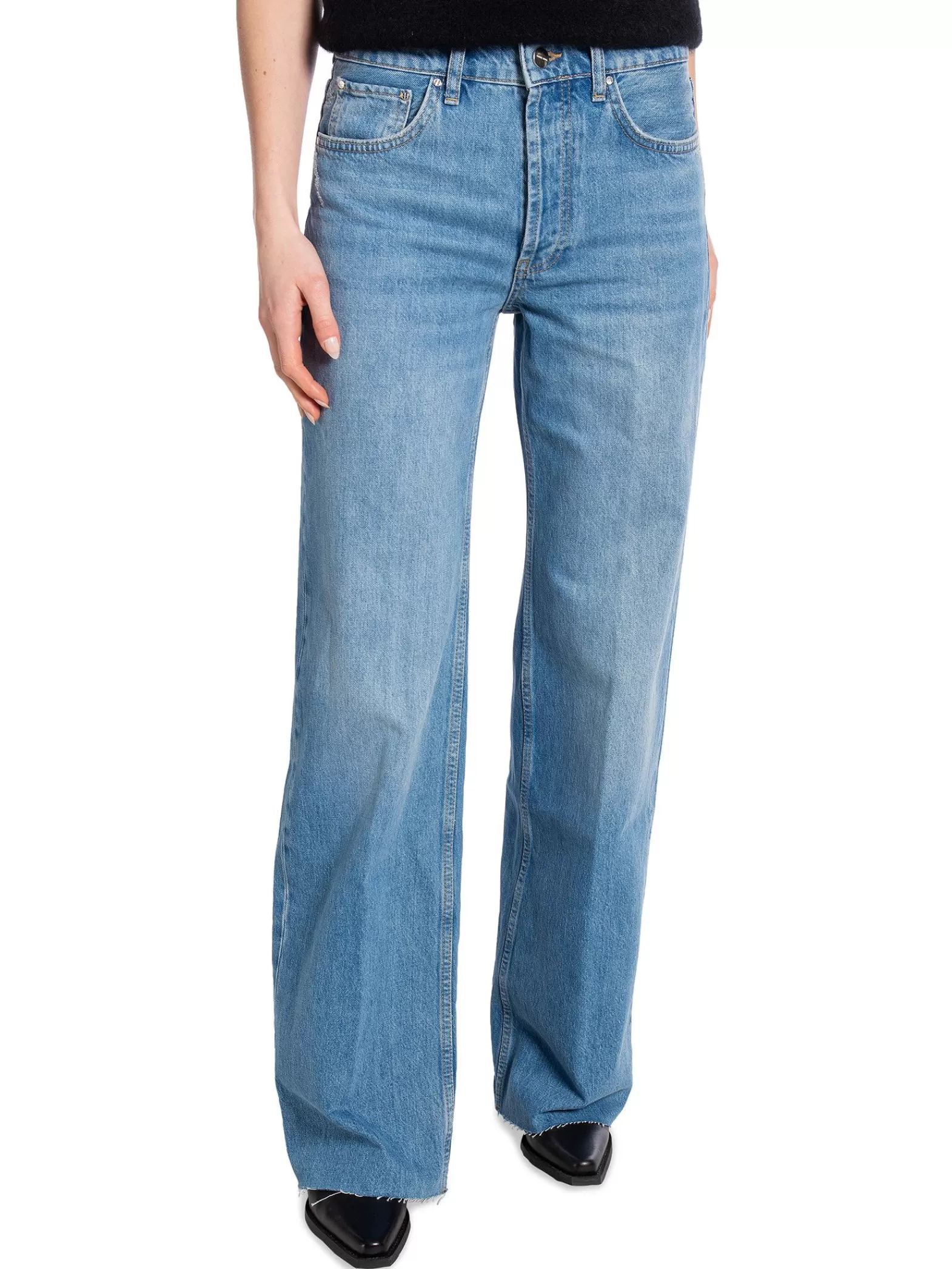 Anine Bing Jeans Hugh Panama Blue^ Jeans