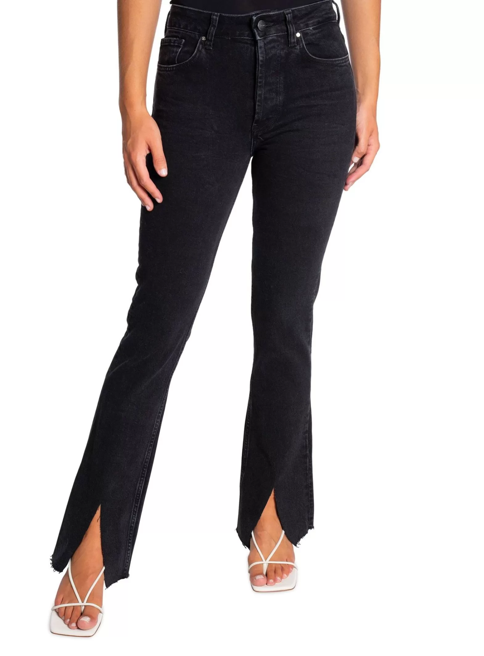 Anine Bing Jeans Roxanne Black Tie^ Jeans