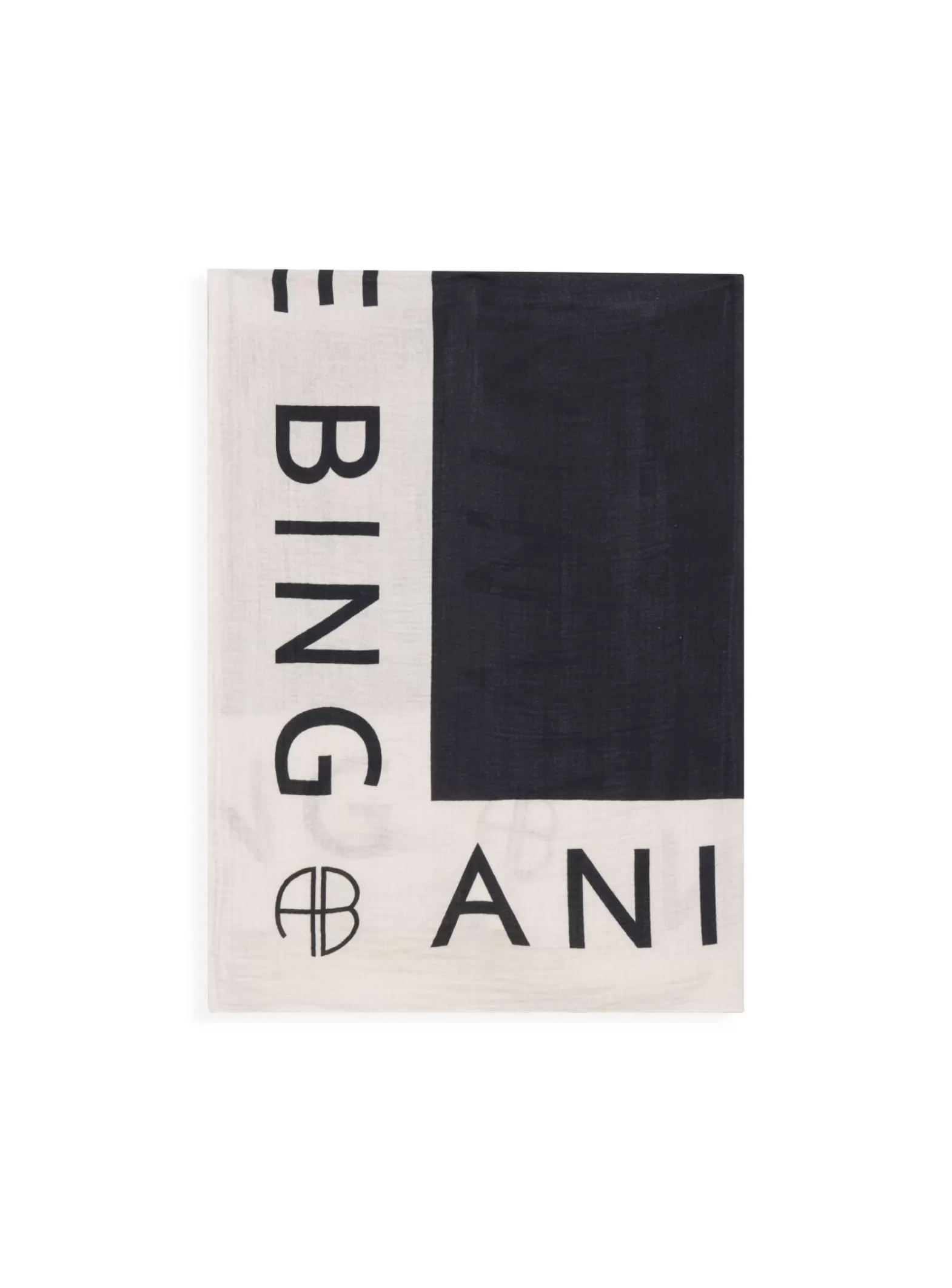 Anine Bing Sarong Praia Black/Cream^ Sjalar & Halsdukar