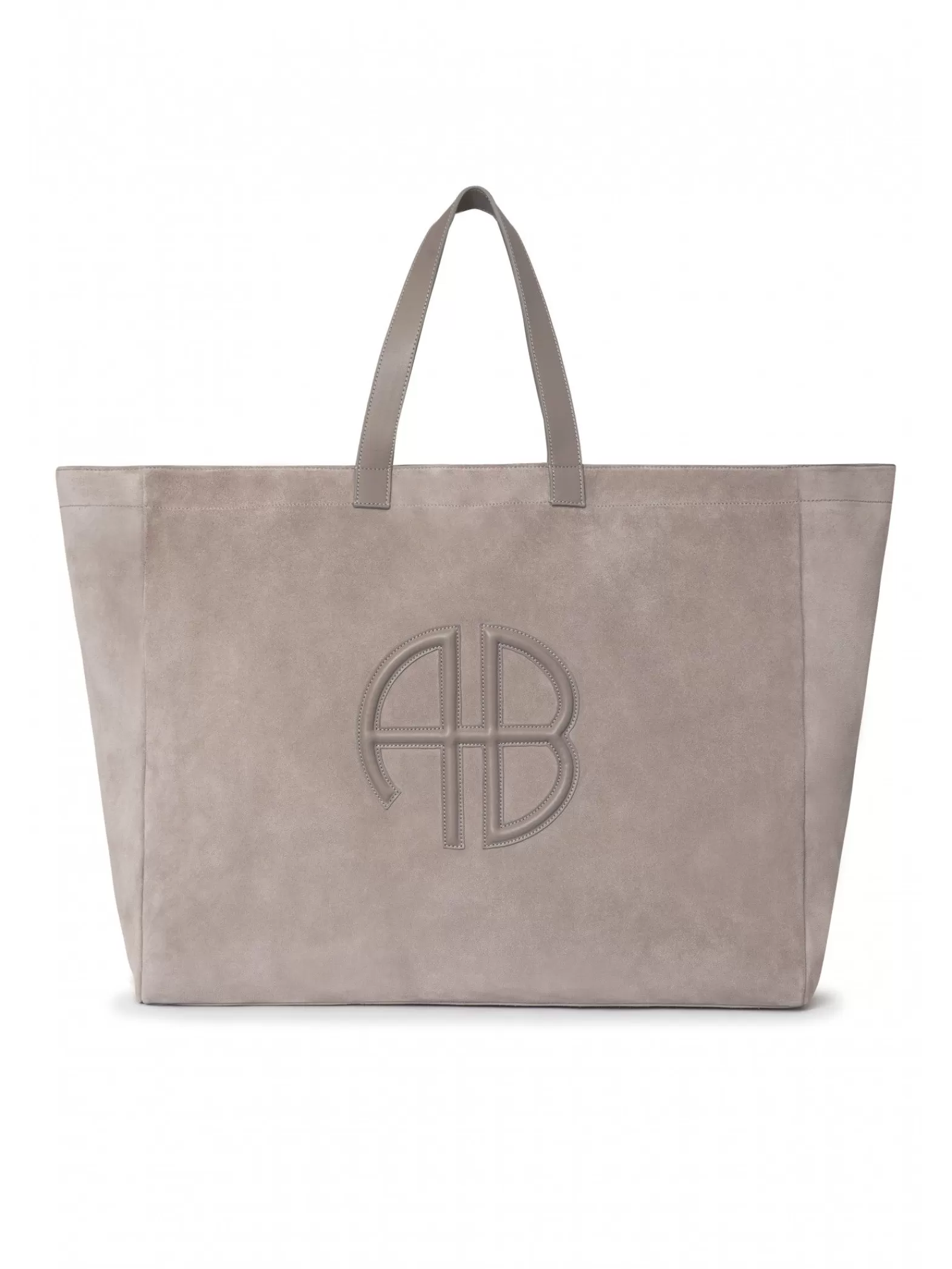 Anine Bing Totebag Rio Taupe Suede^ Axelremsväskor