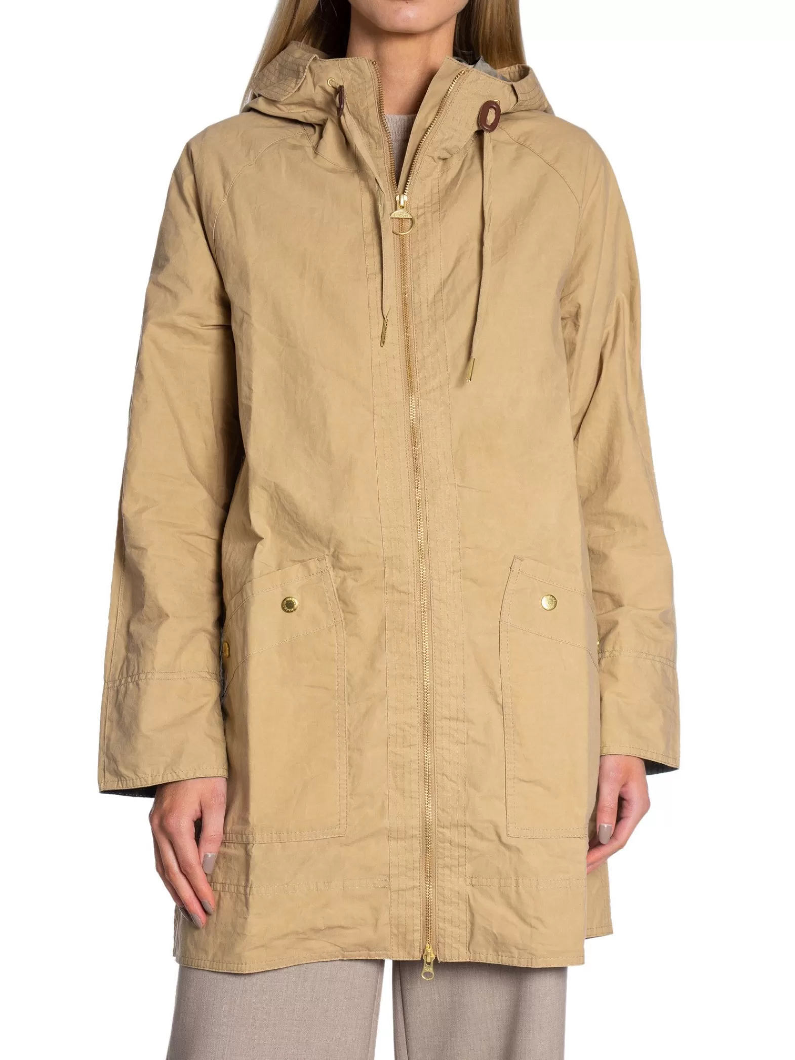 Barbour Jacka Clevedon Showerproof Beige^ Jackor & Kappor