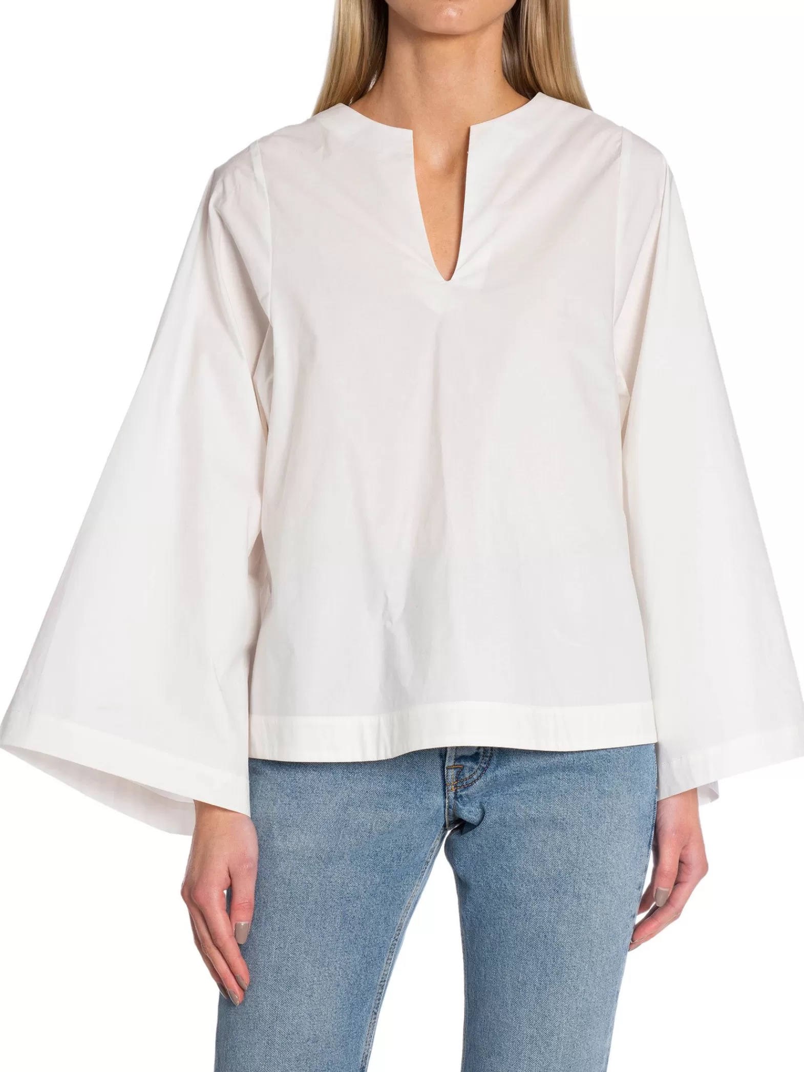 By Malene Birger Blus Kamill Soft White^ Blusar