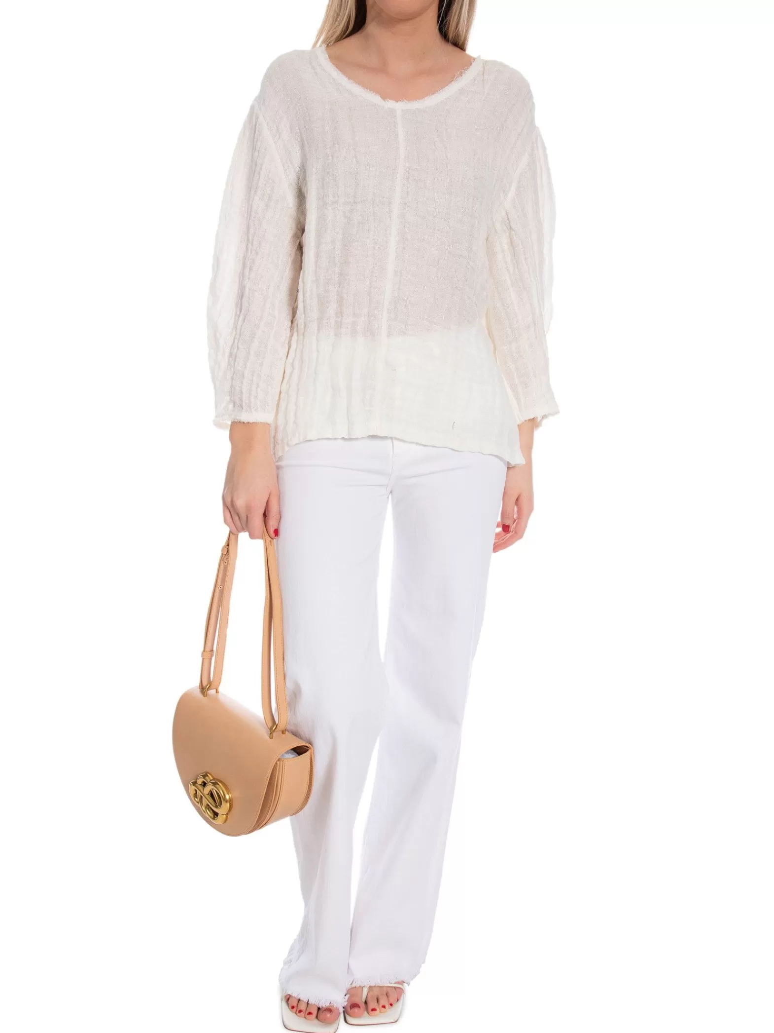 By Malene Birger Blus Mikala Pure White^ Blusar