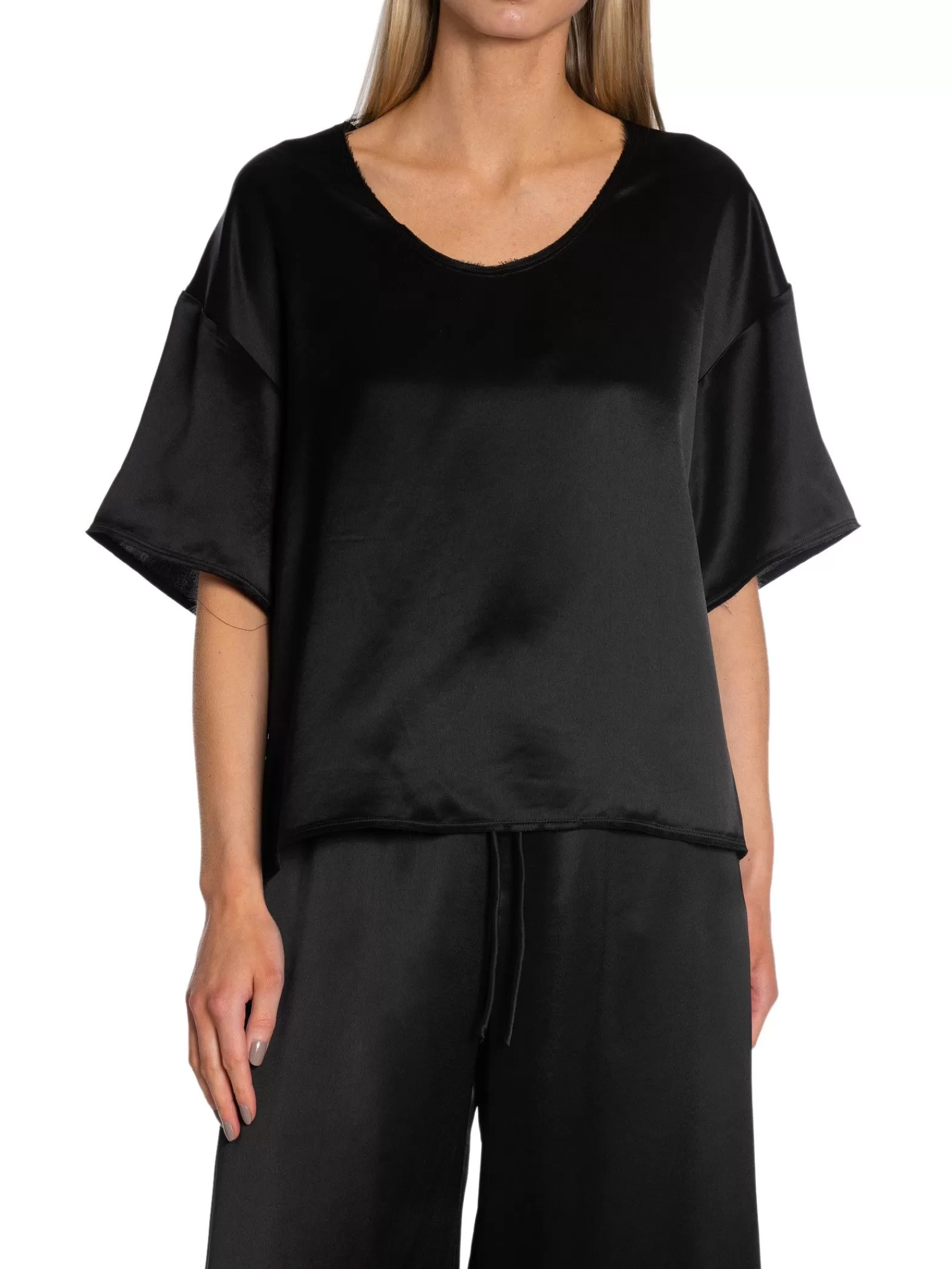 By Malene Birger Blus Pilavis Black^ Blusar