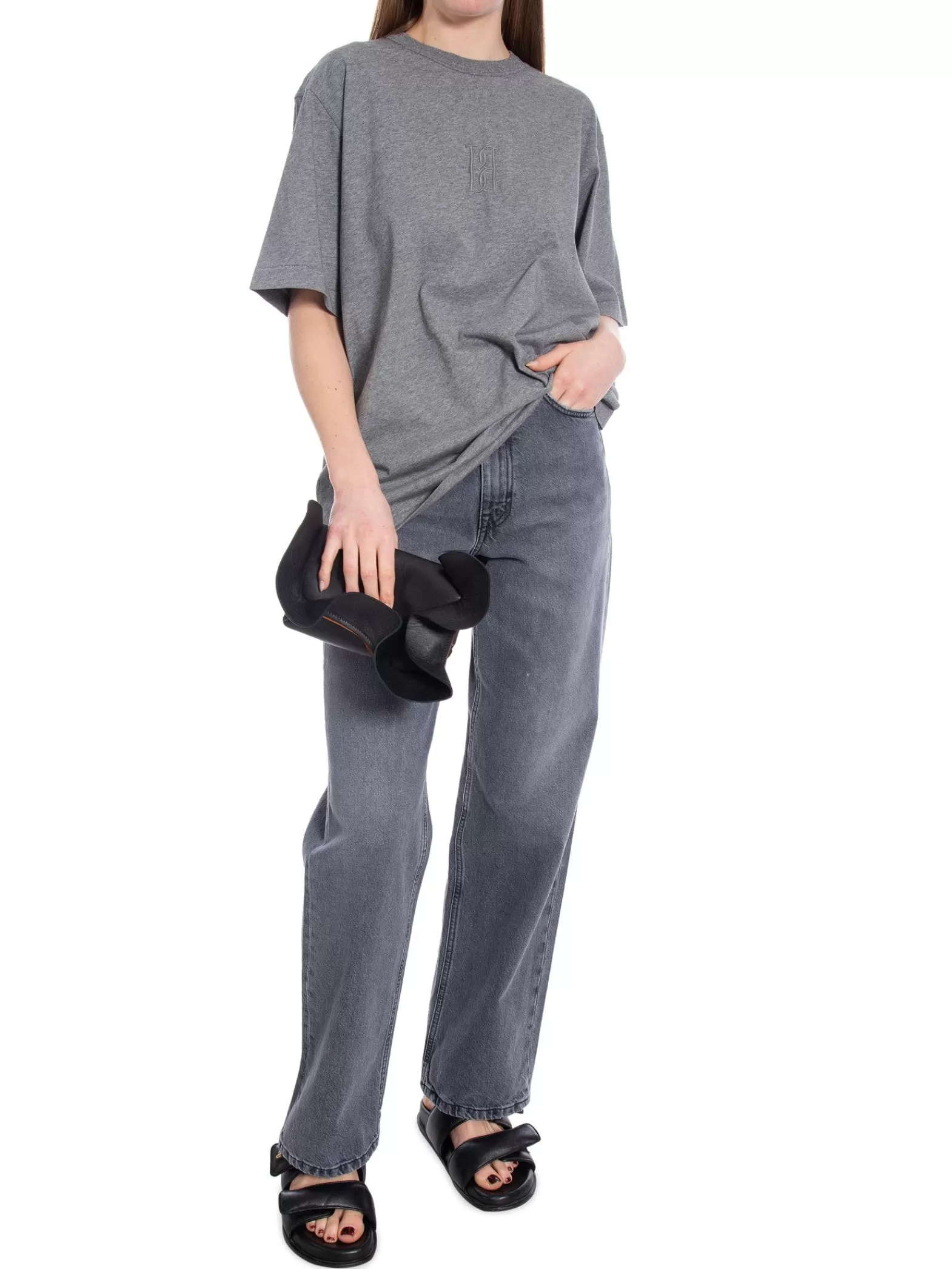 By Malene Birger Topp Fayeh Grey Melange^ Toppar