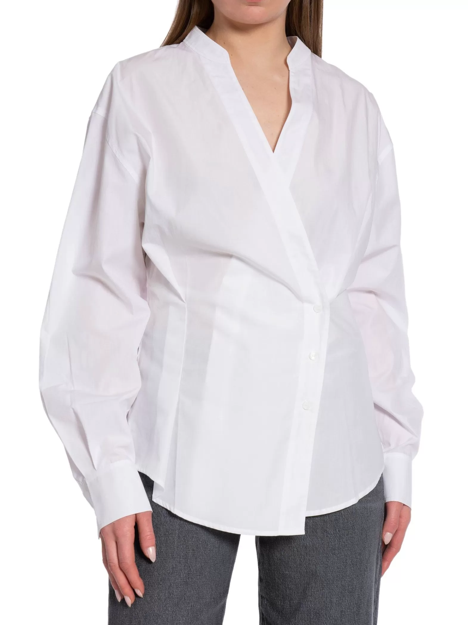 Calvin Klein Blus Cotton Wrap Bright White^ Blusar