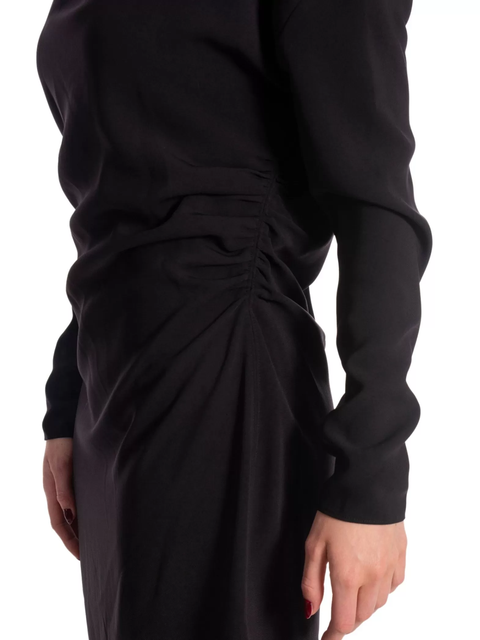 Calvin Klein Klanning Structure Twill Shift Black^ Klänningar