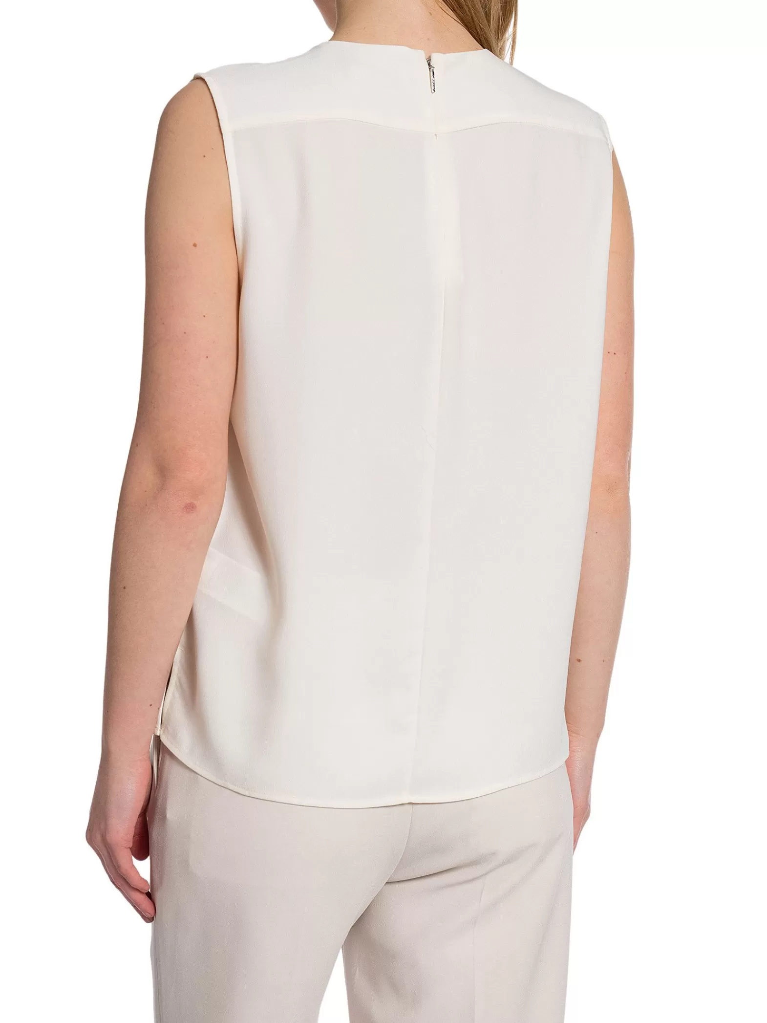 Calvin Klein Linne Metal Bar Sleeveless Vanilla Ice^ Linnen