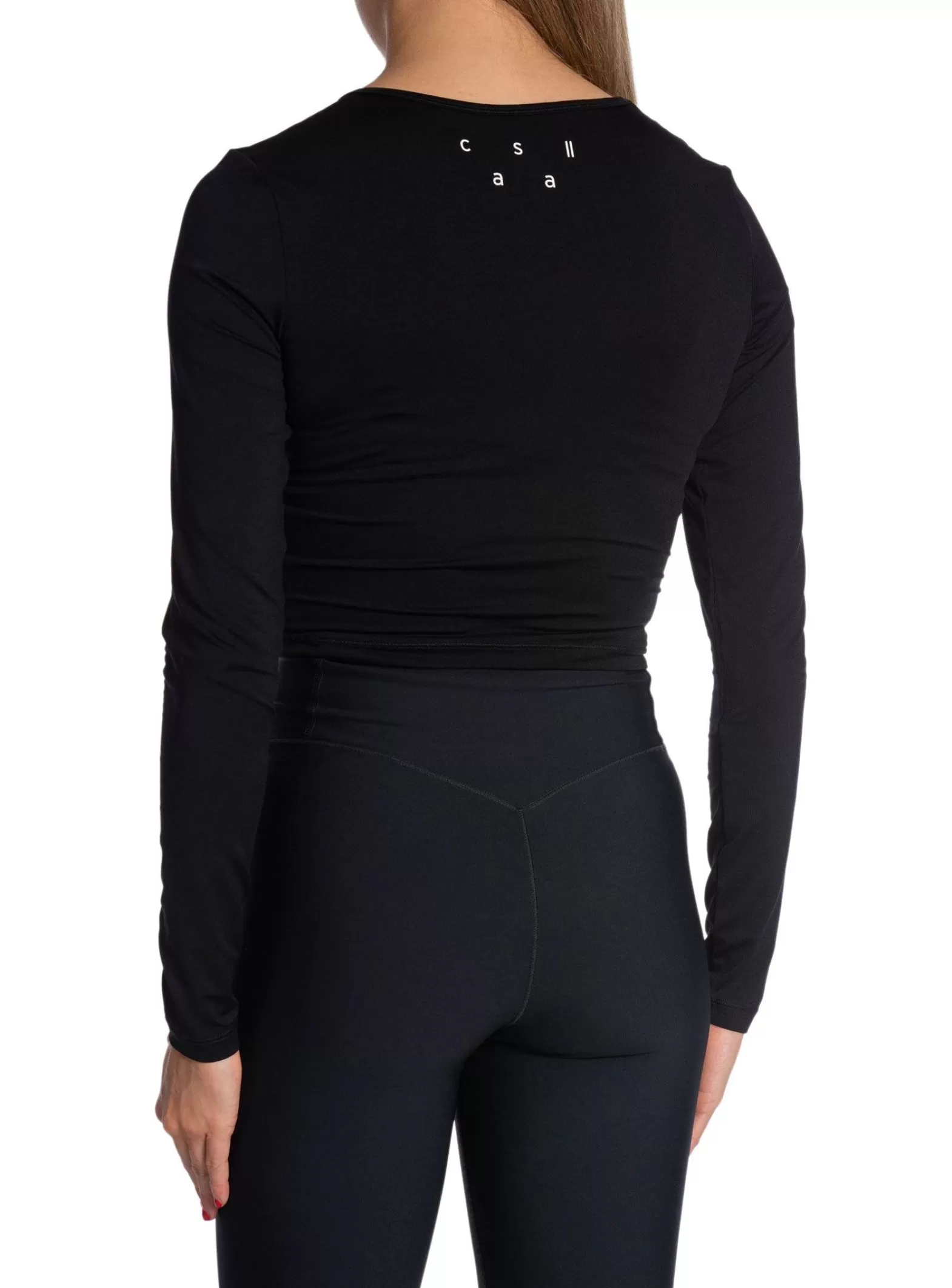 Casall Topp Crop Long Sleeve Black^ Sport & Träning