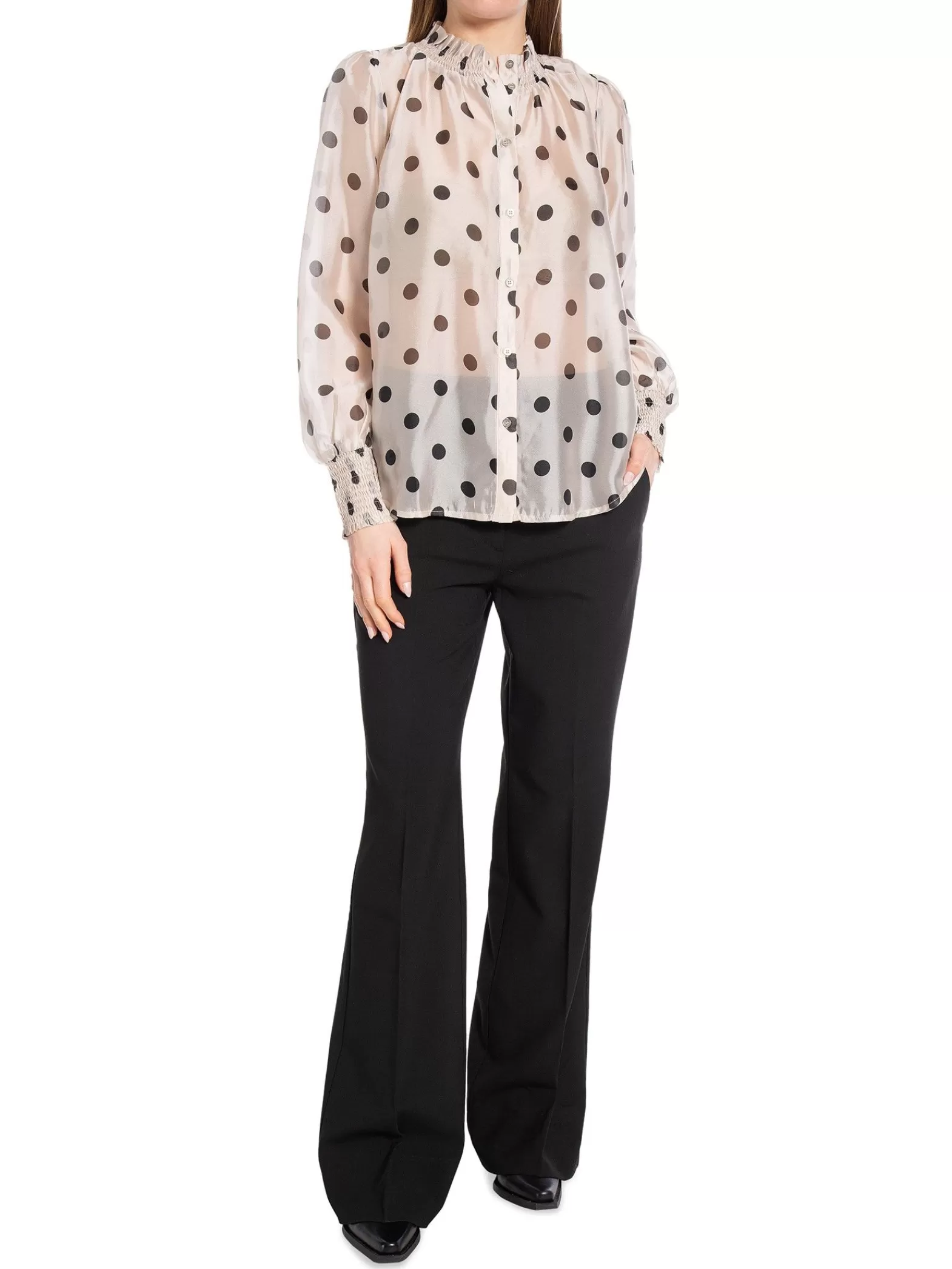 Co´couture Blus Drew Dot Black^ Blusar