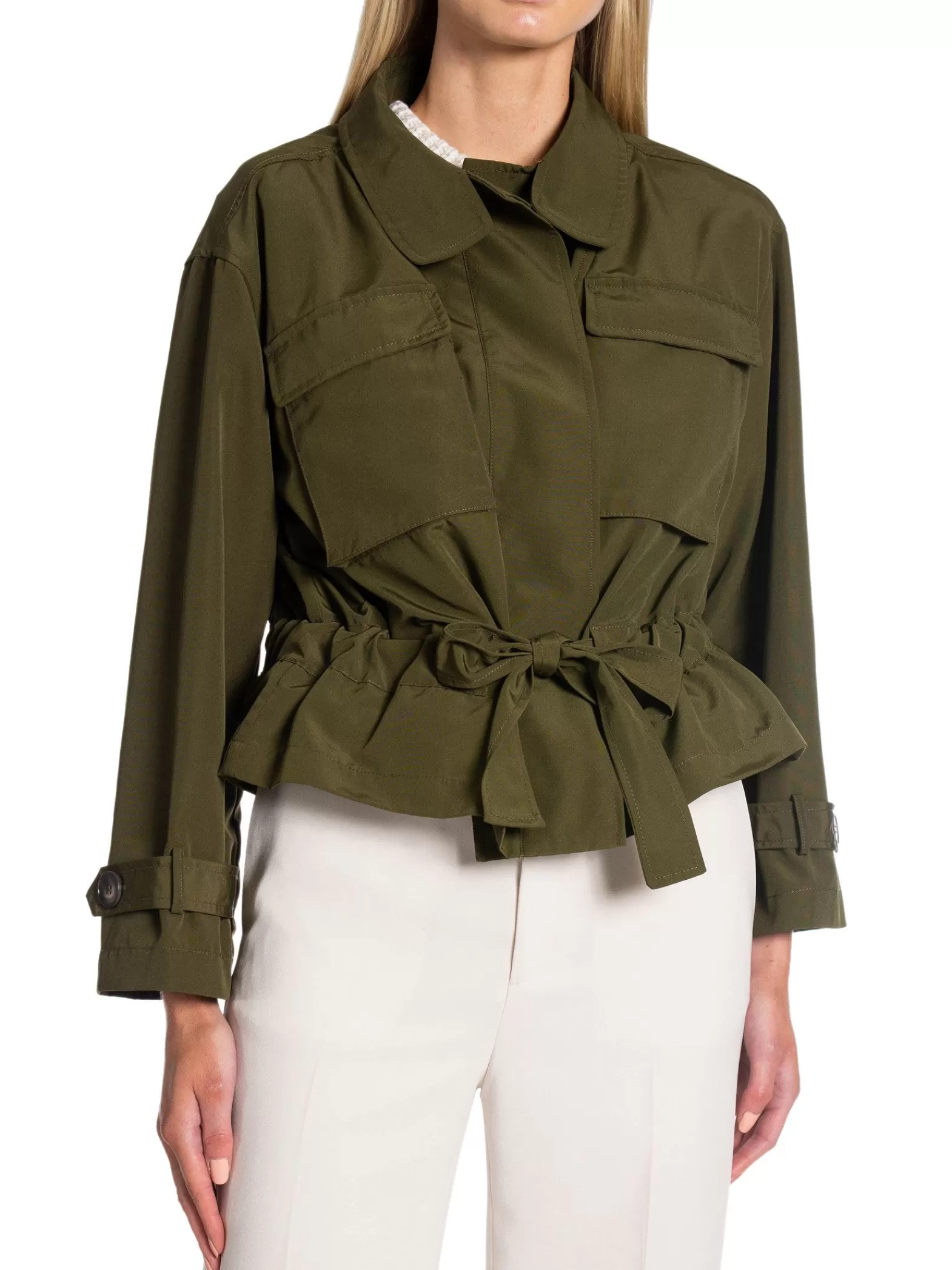 Co´couture Co'Couture Jacka Elba Crop Army^ Jackor & Kappor