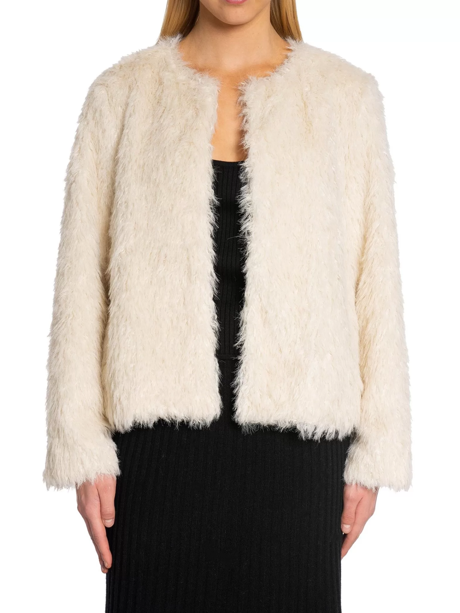 Co´couture Co'Couture Jacka Tibet Crop Fur Bone^ Jackor & Kappor