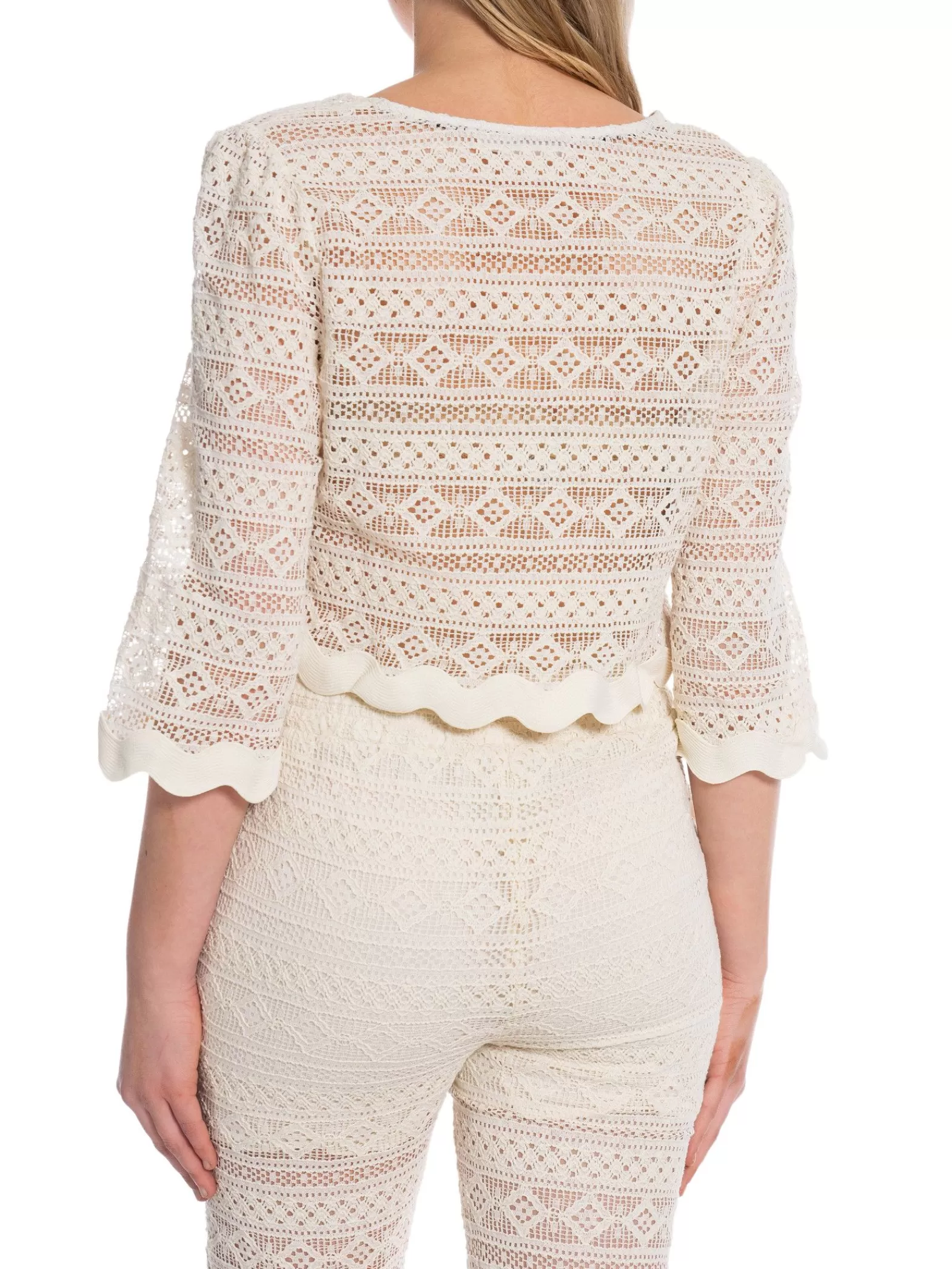 Co´couture Co'Couture Topp Lara Crochet Tie Off White^ Toppar