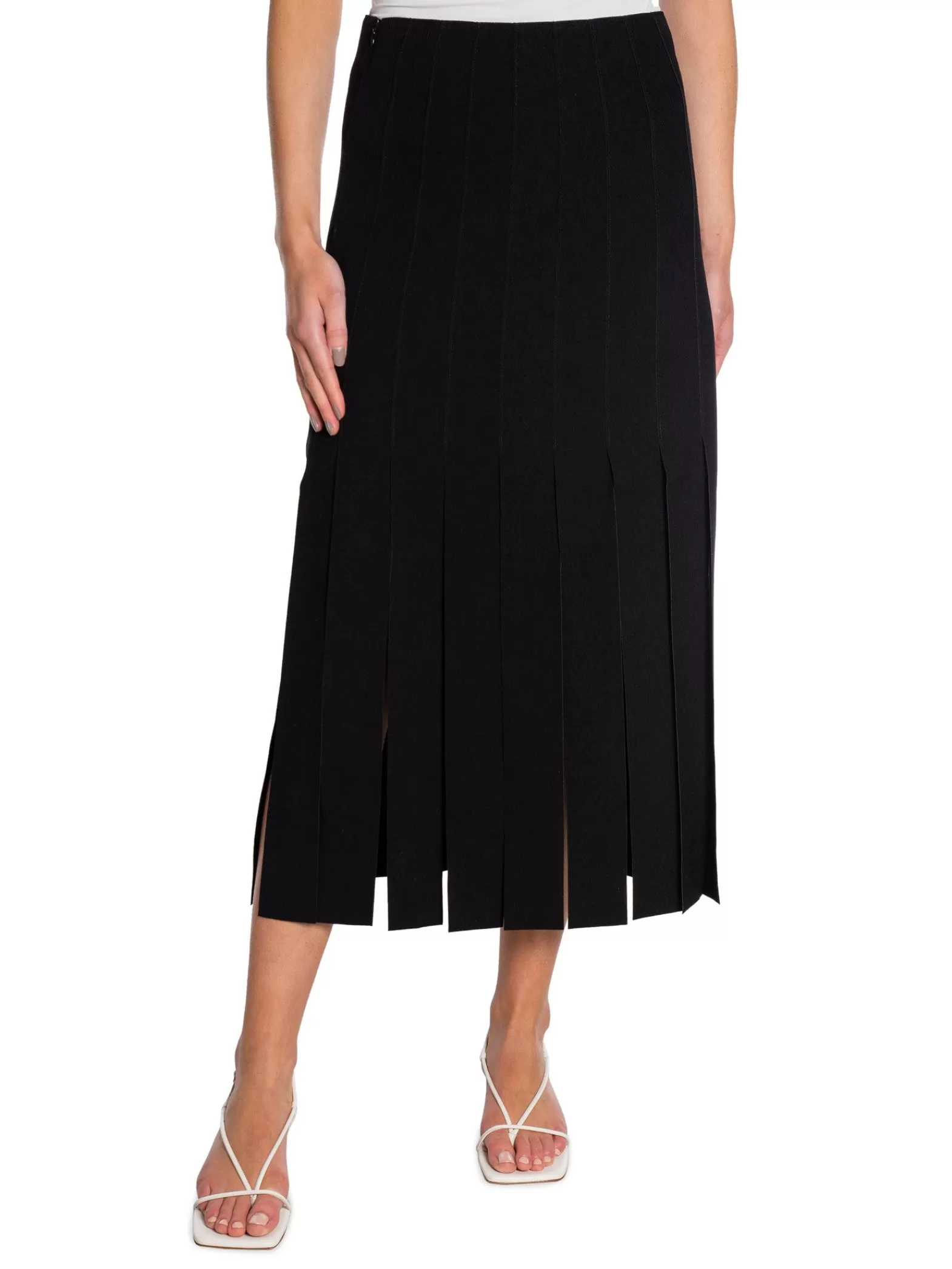 Copenhagen Muse Kjol Tailor Fringed Black^ Kjolar