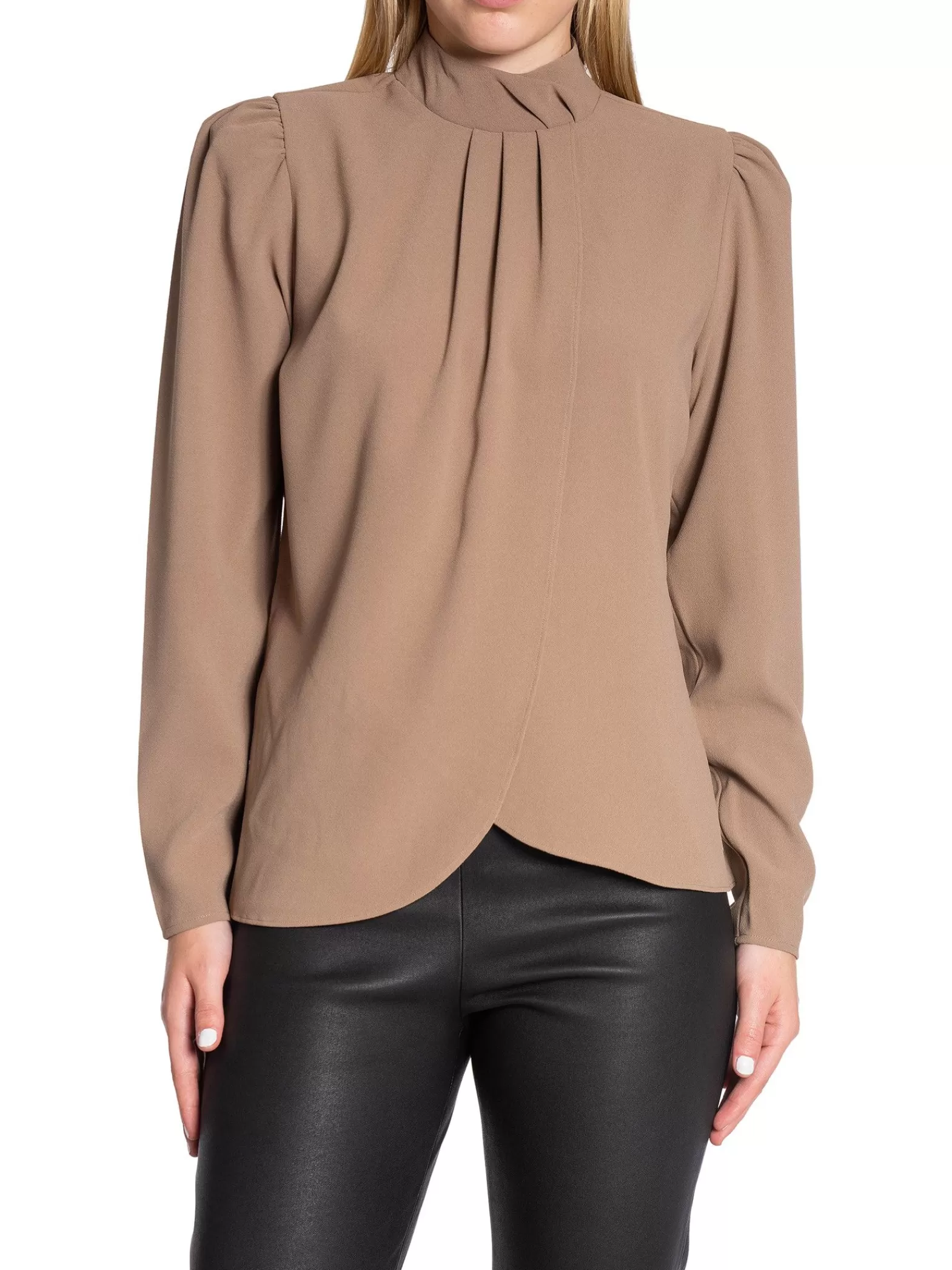 DANTE6 Blus Ode Detail Pure Taupe^ Blusar