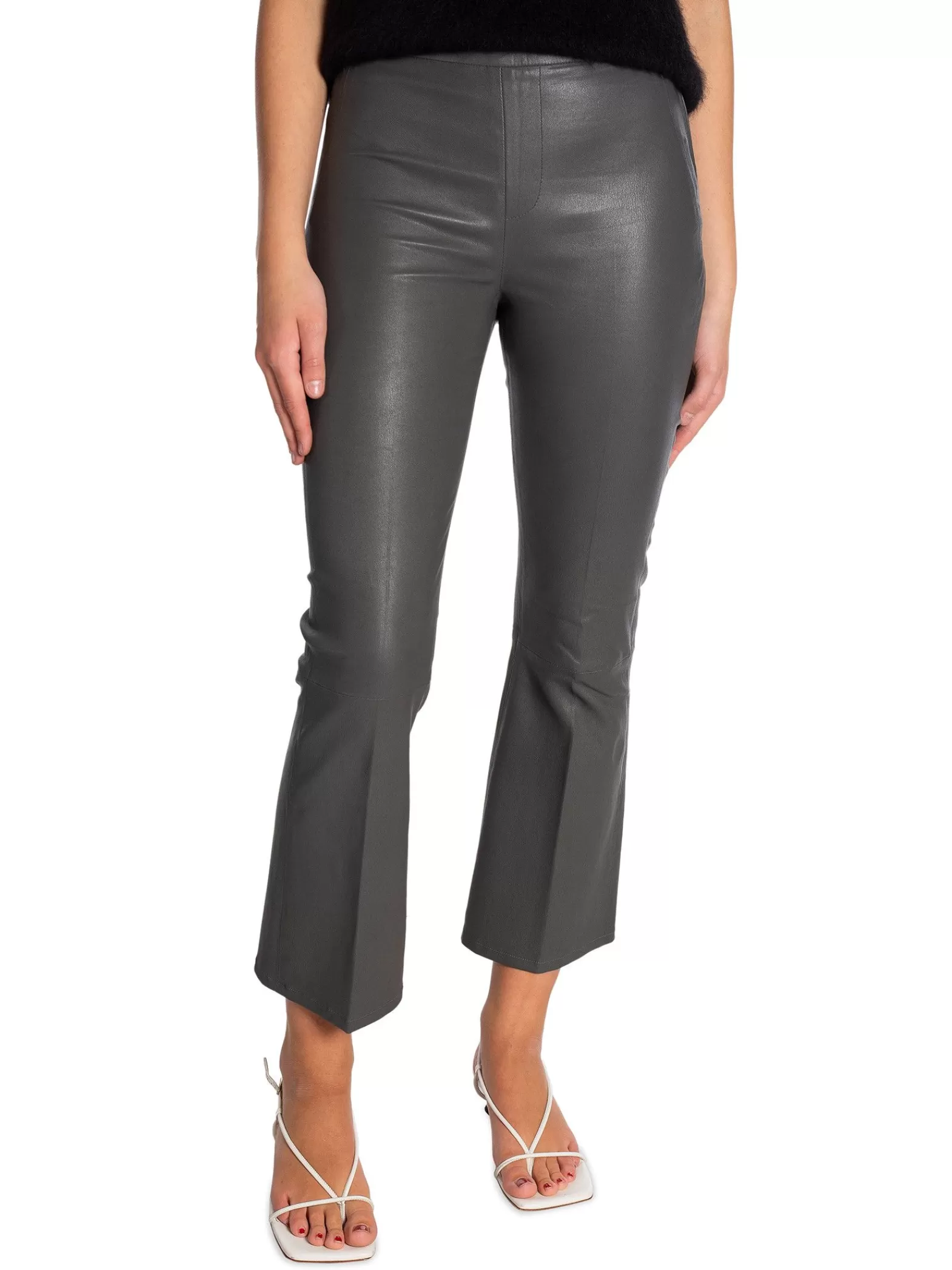 DANTE6 Skinnbyxa Tyson Crop Flare Urban Grey^ Byxor