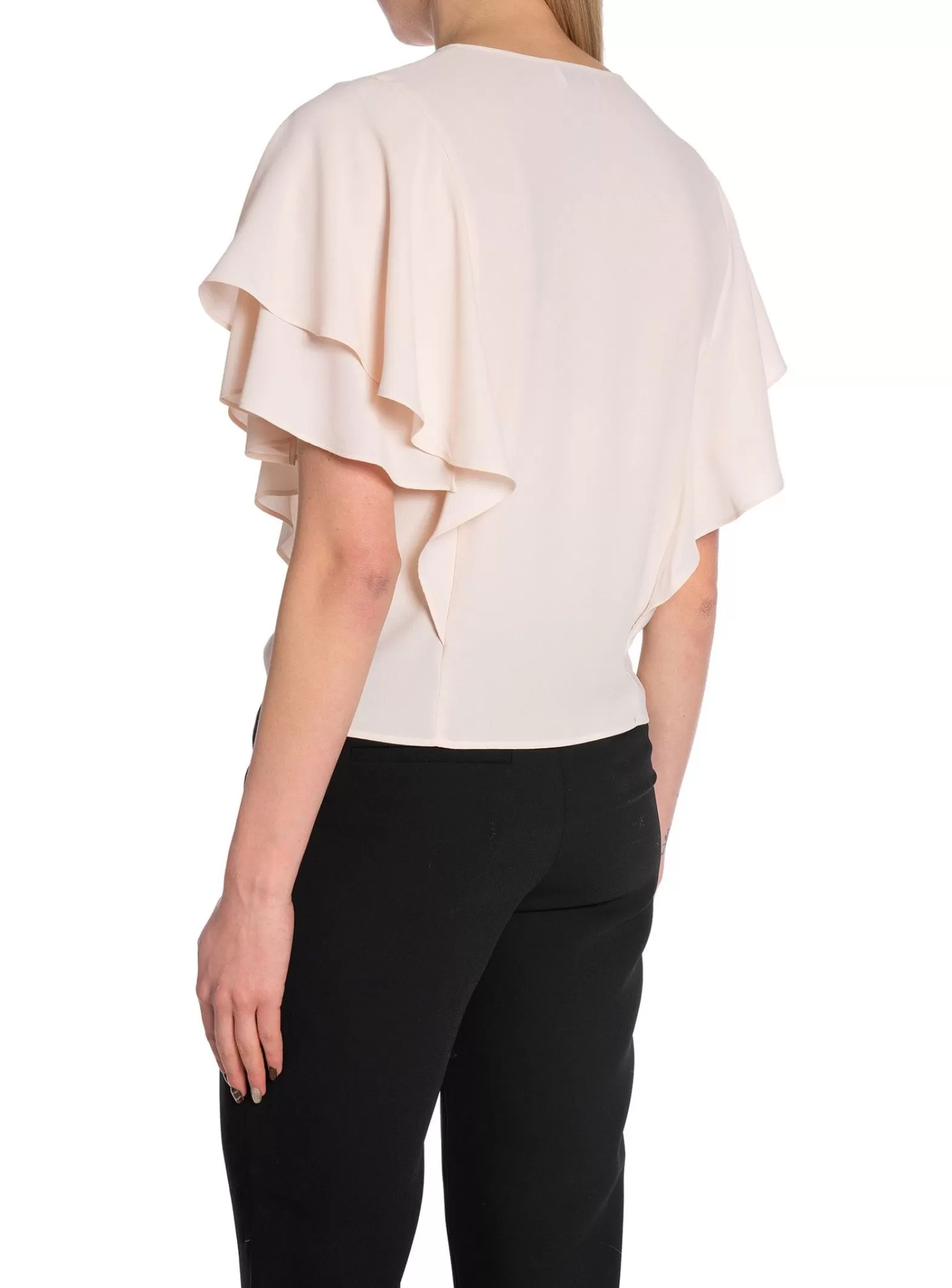 Filippa K Blus Frill Sleevepale Rose^ Blusar