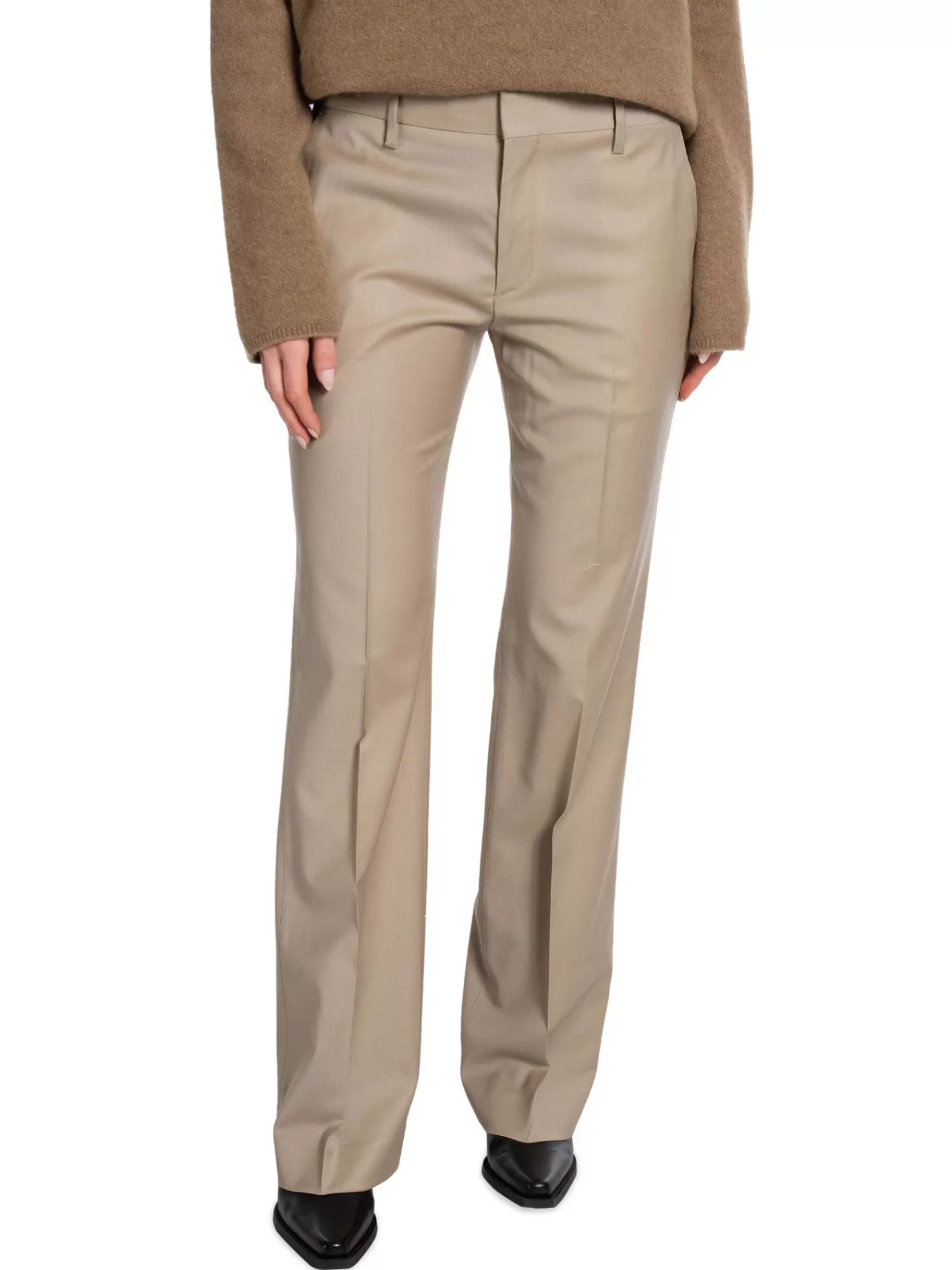 Filippa K Byxa Bootcut Wool Desert Taupe^ Byxor