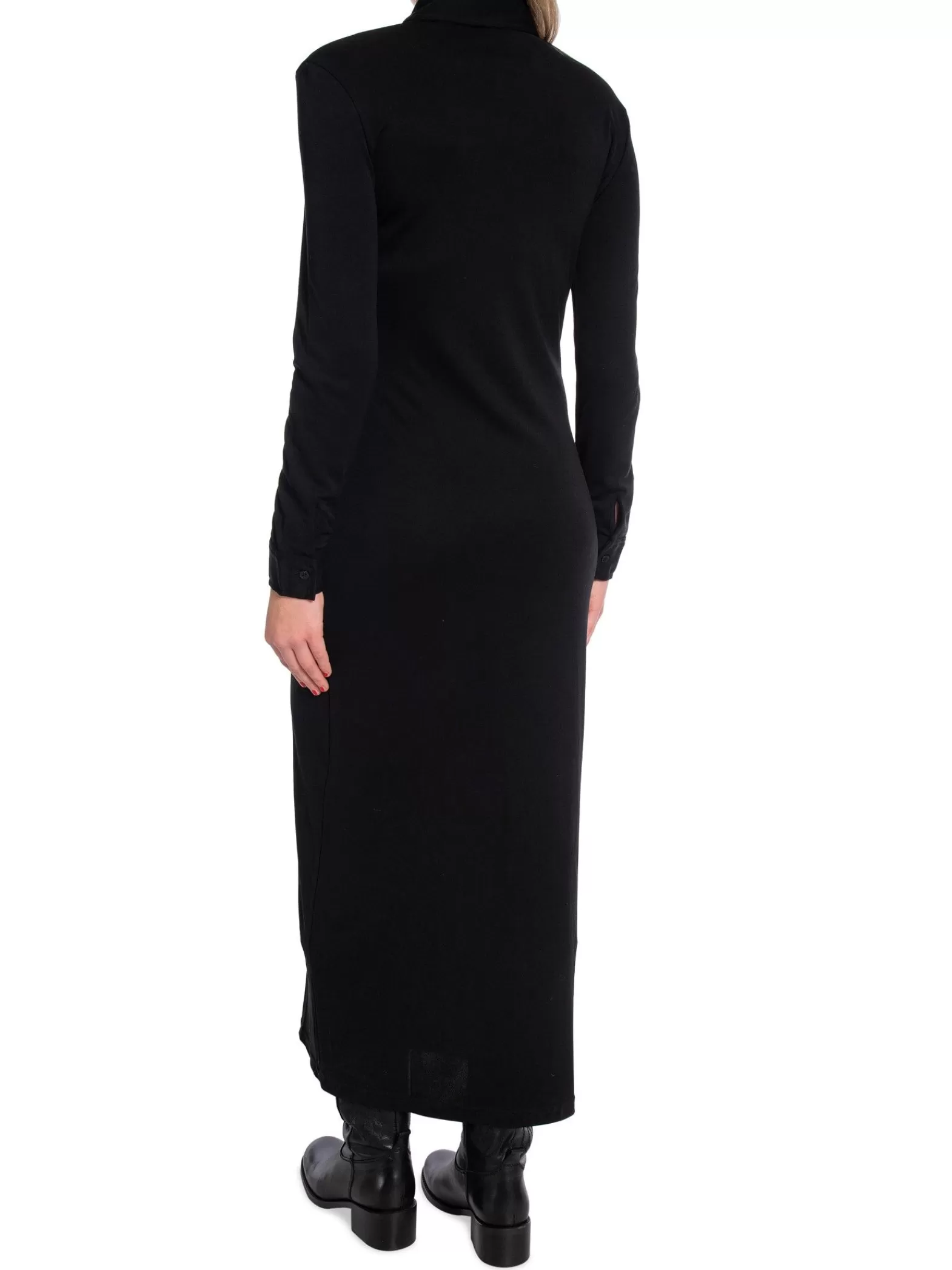 Filippa K Klanning Jersey Shirt Black^ Klänningar