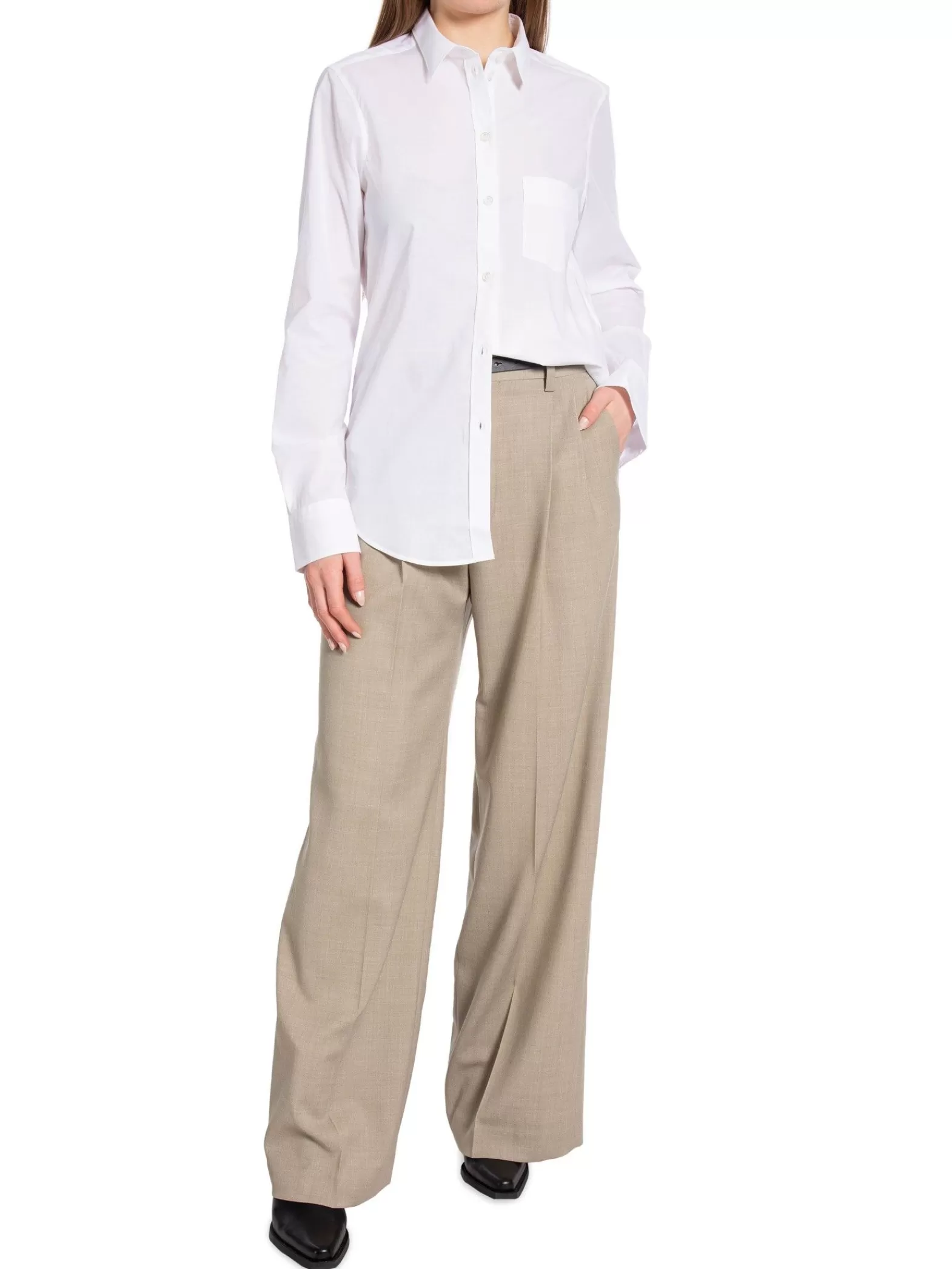 Filippa K Skjorta Classic Stretch White^ Skjortor