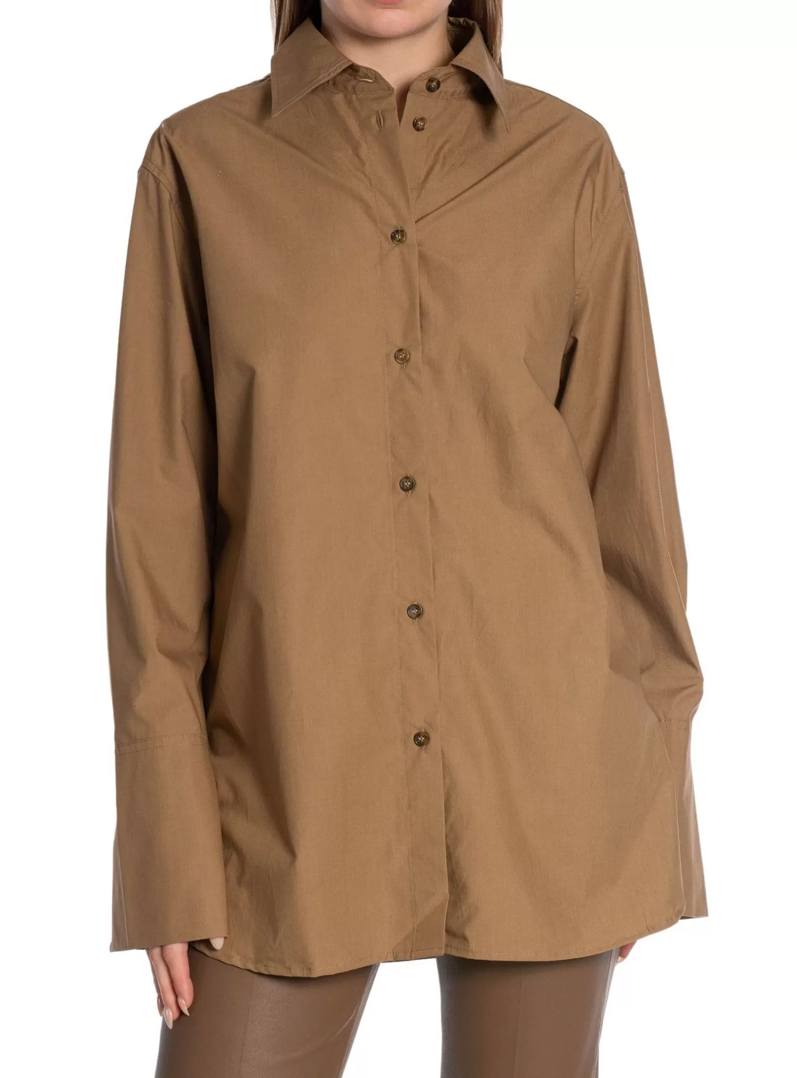 Filippa K Skjorta Joelle Dark Khaki^ Skjortor