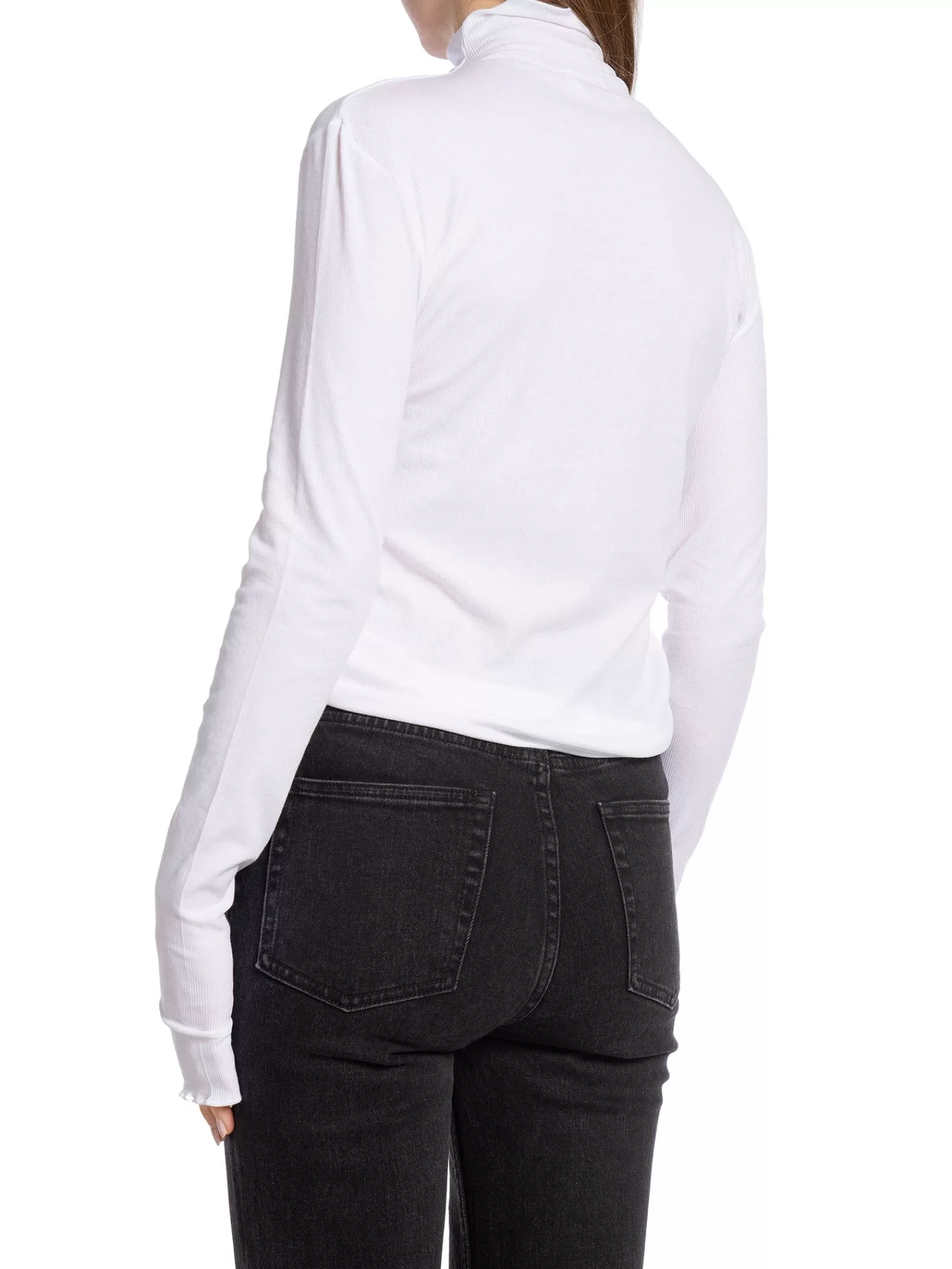 Filippa K Topp Rib Mock Neck White^ Toppar