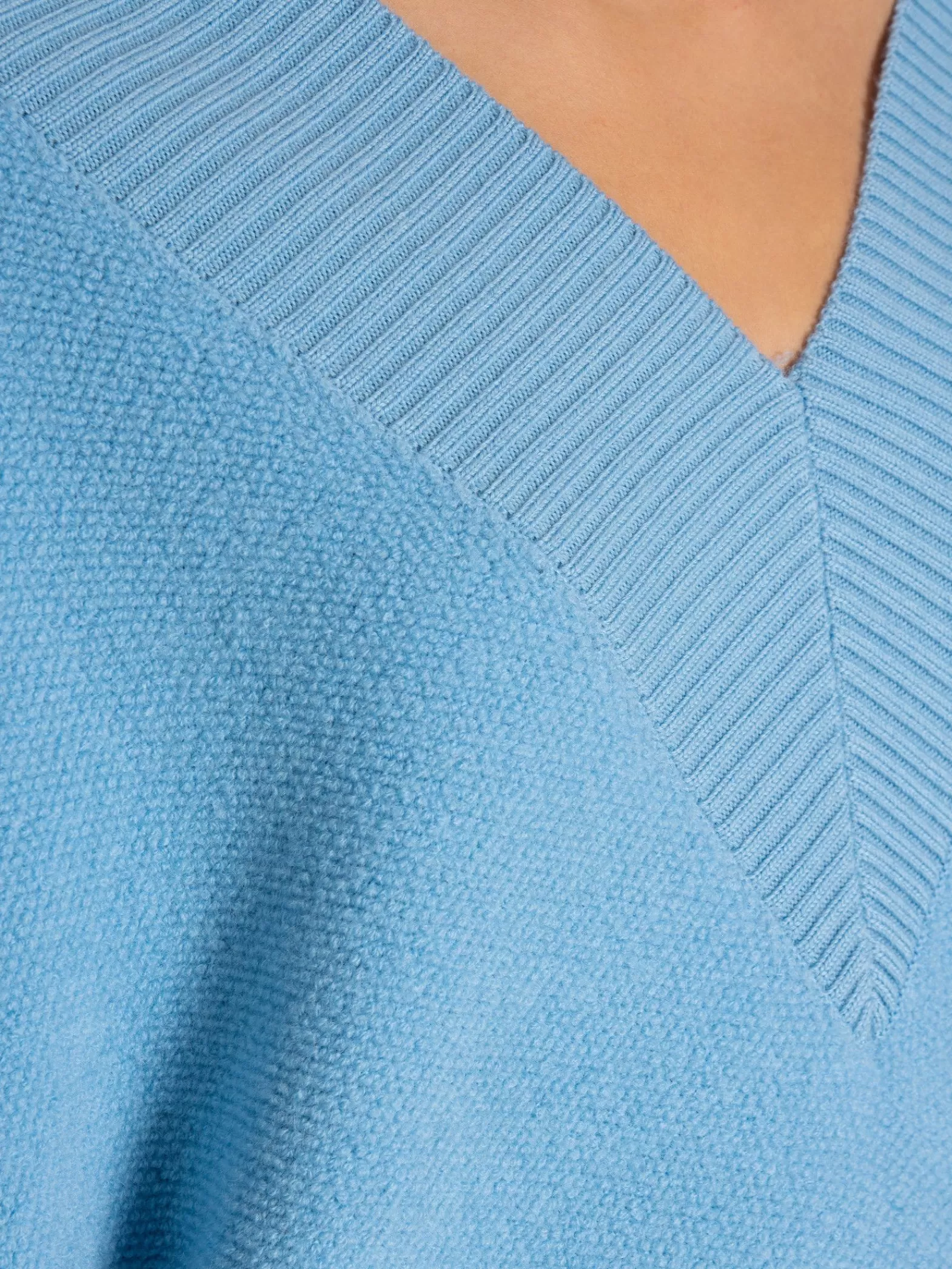 Filippa K Troja Boucle Turquoise^ Tröjor & Koftor