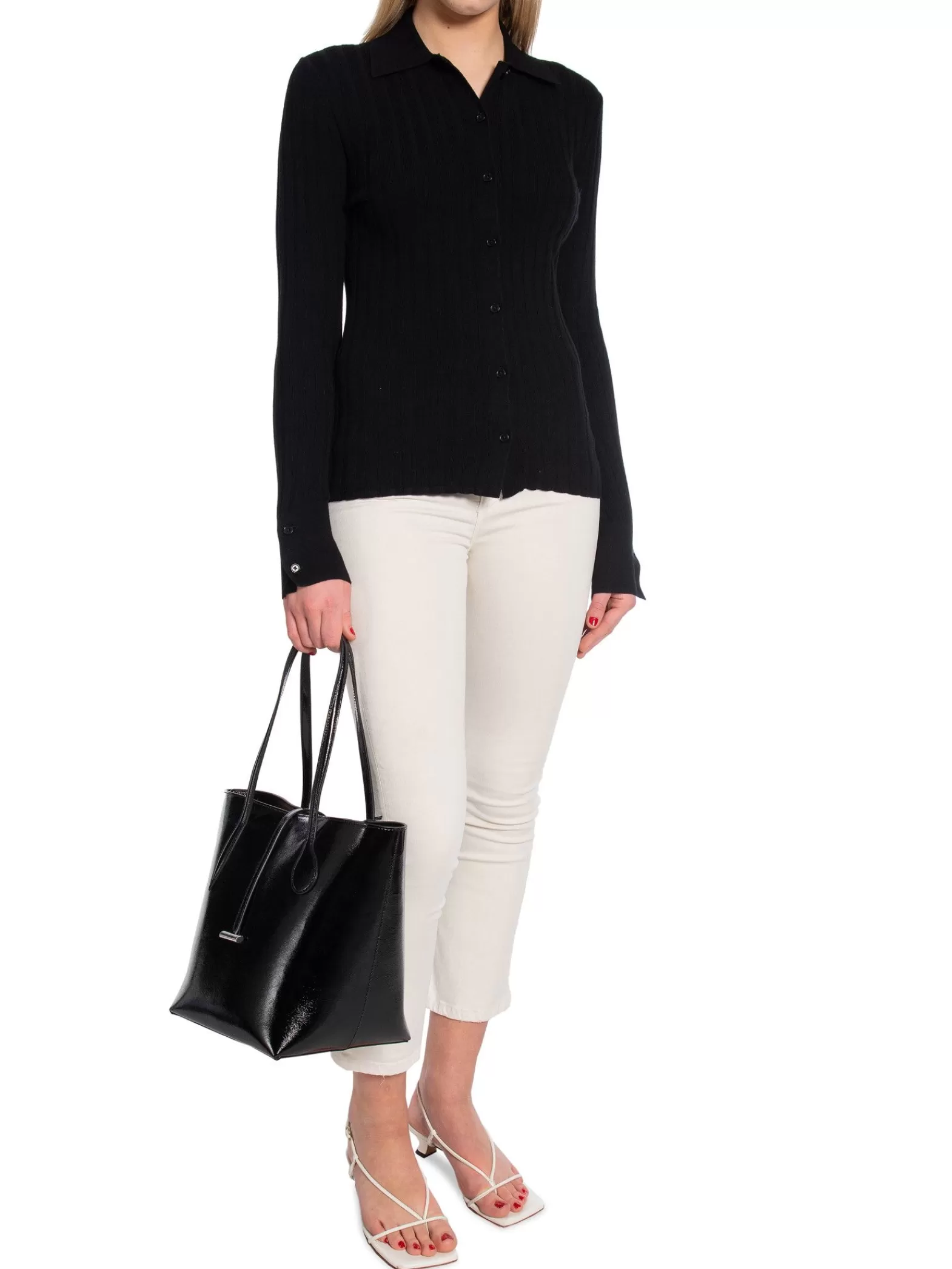 Filippa K Troja Knitted Black^ Tröjor & Koftor