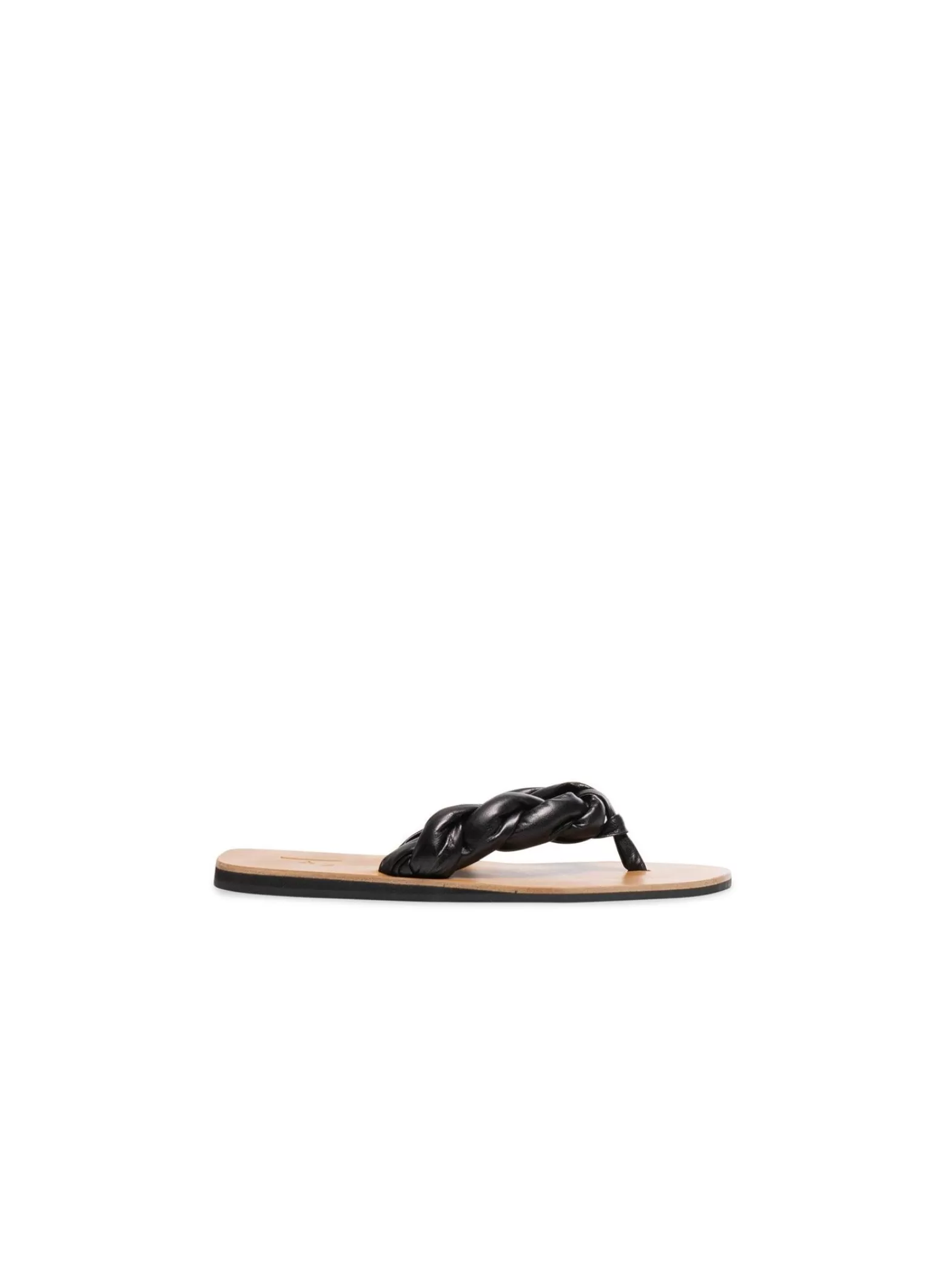 Flattered Sandal Blanche Black Leather^ Sandaler