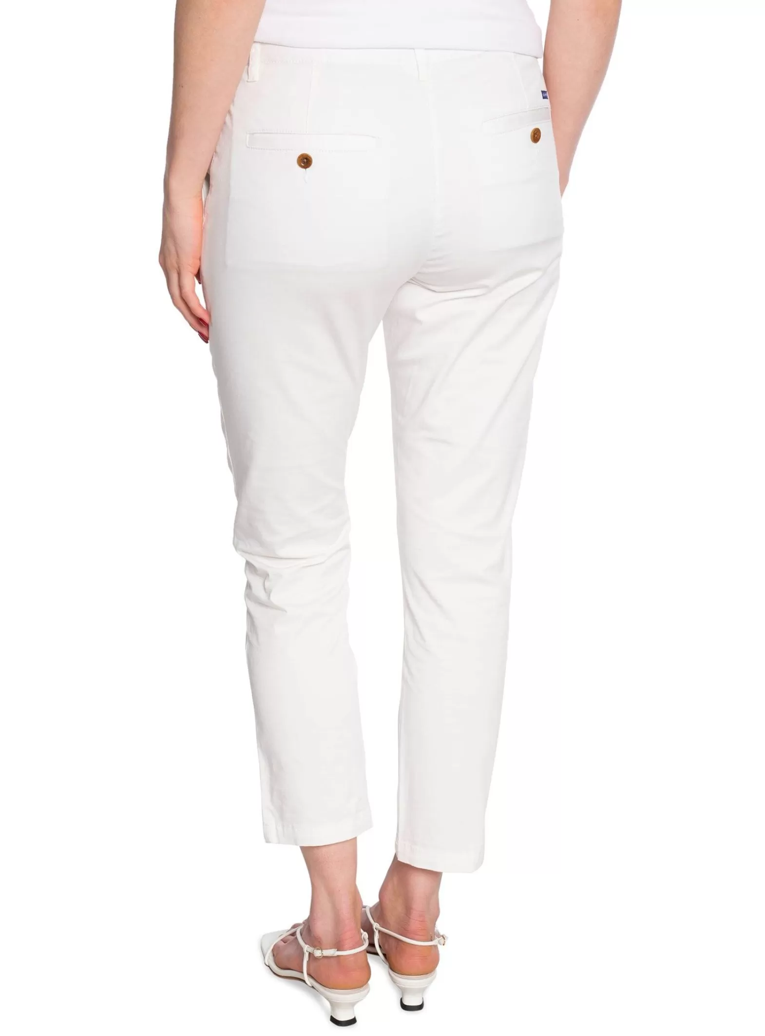 GANT Byxa Classic Chinos Fryda Eggshell^ Byxor