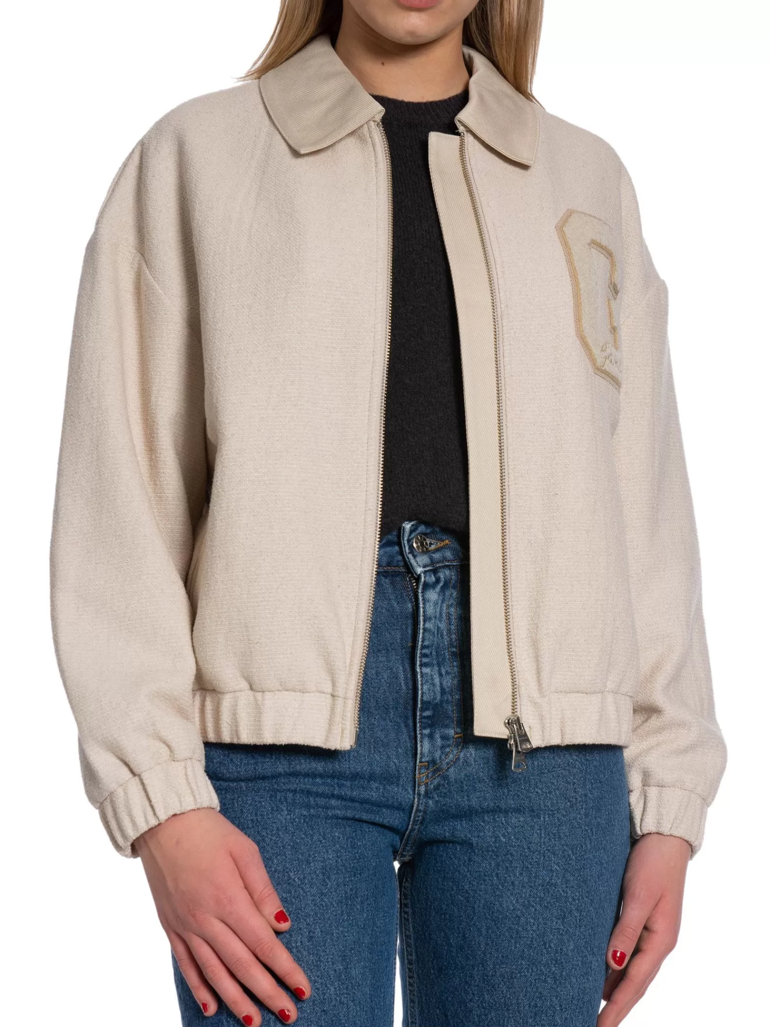 GANT Jacka Textured Varsity Soft Oat^ Jackor & Kappor