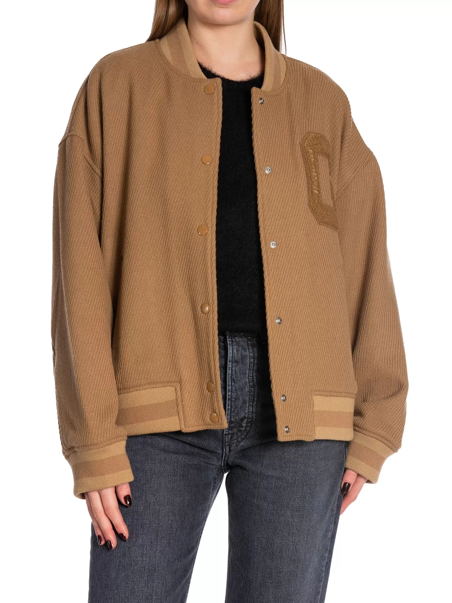 GANT Jacka Wool Twill Varsity Warm Khaki^ Jackor & Kappor