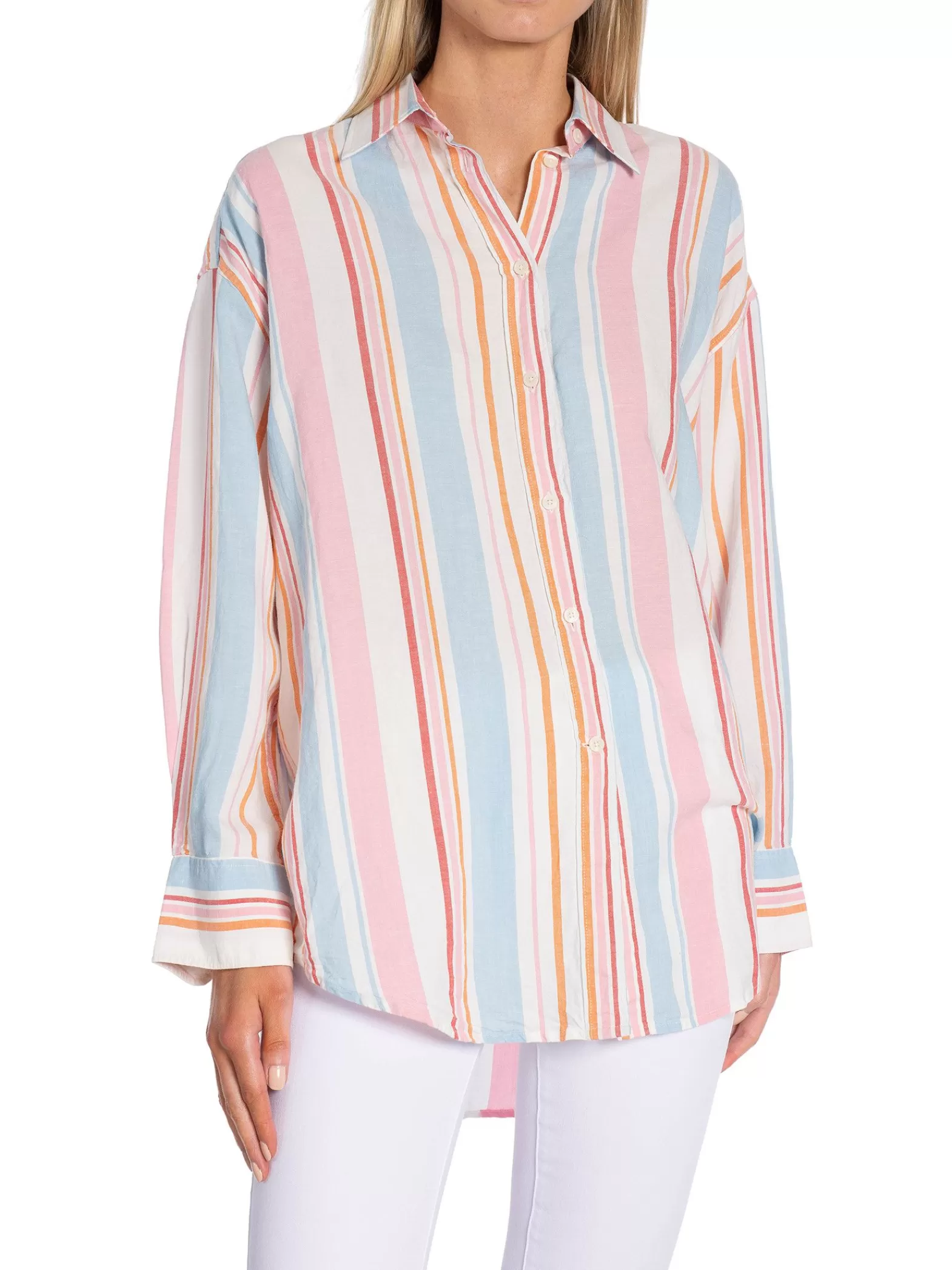 GANT Skjorta Multistripe Multicolour^ Skjortor