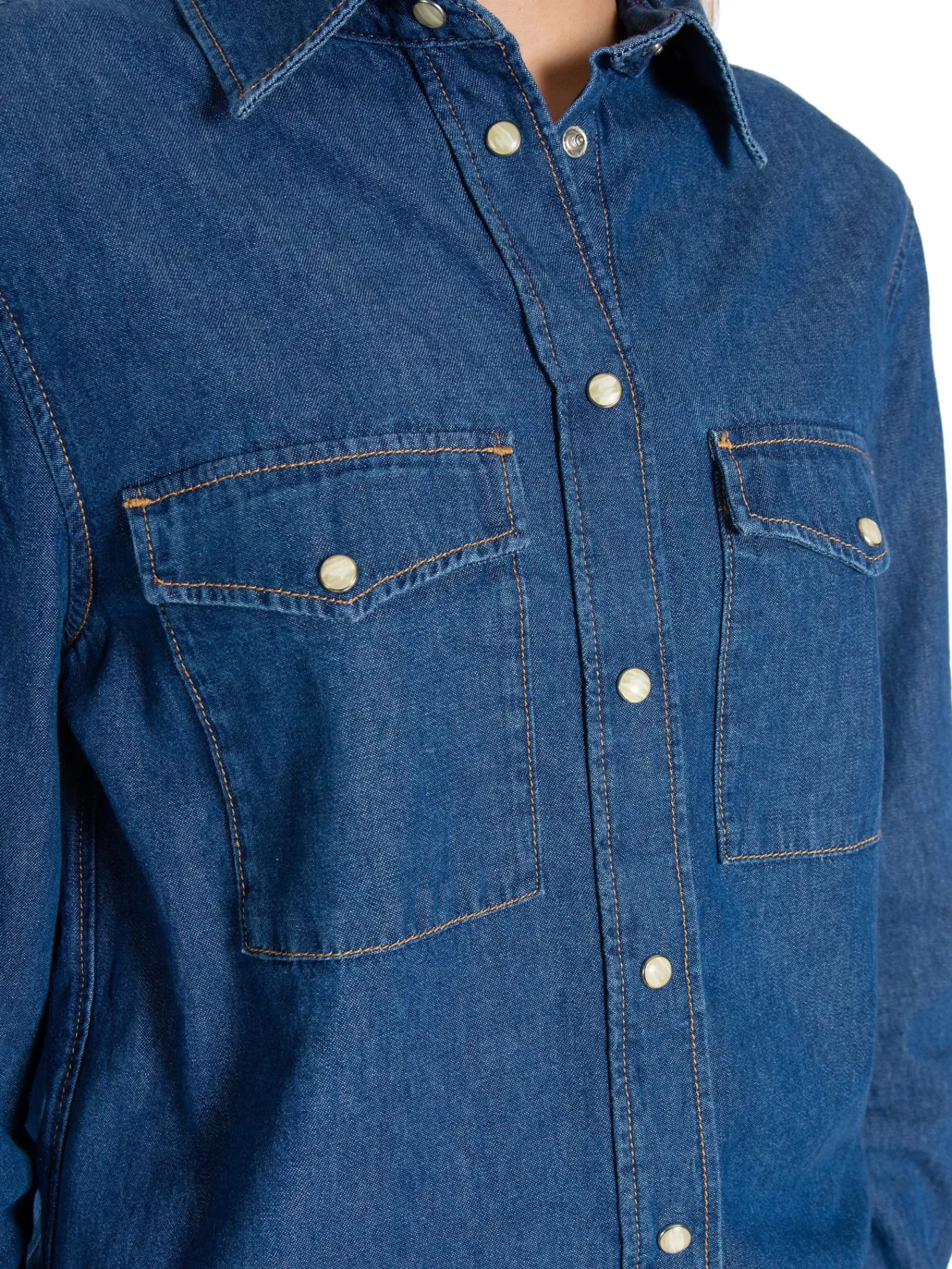 GANT Skjorta Regular Denim Indigo^ Skjortor