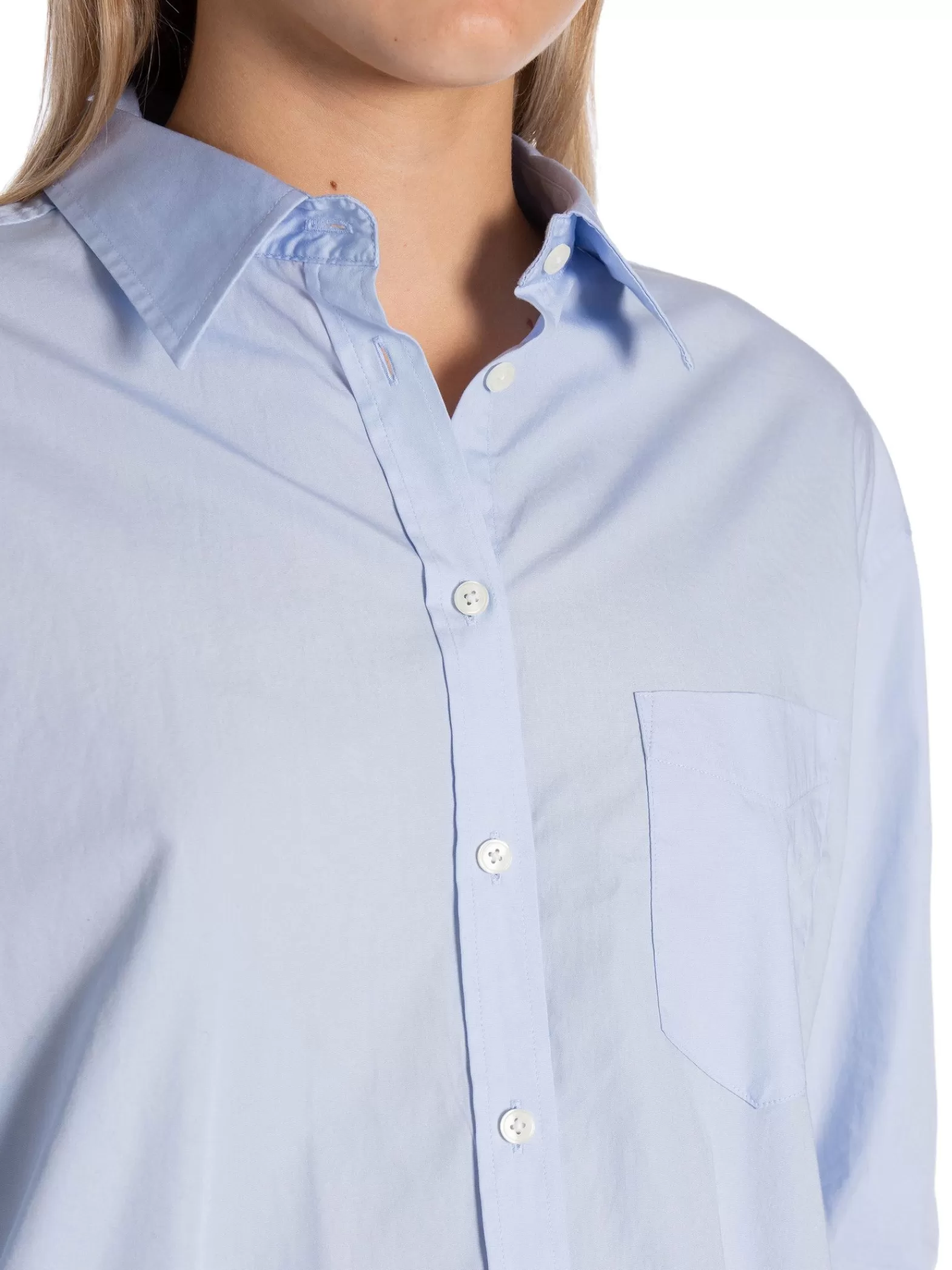 GANT Skjorta Rel Poplin Light Blue^ Skjortor