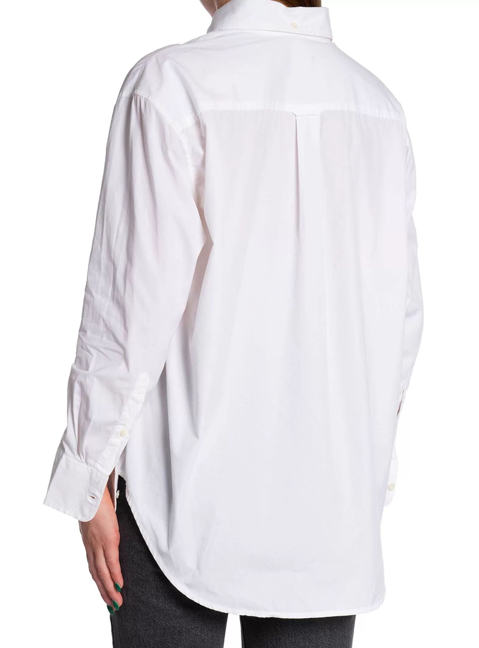 GANT Skjorta Relaxed Bd Luxury Poplin White^ Skjortor