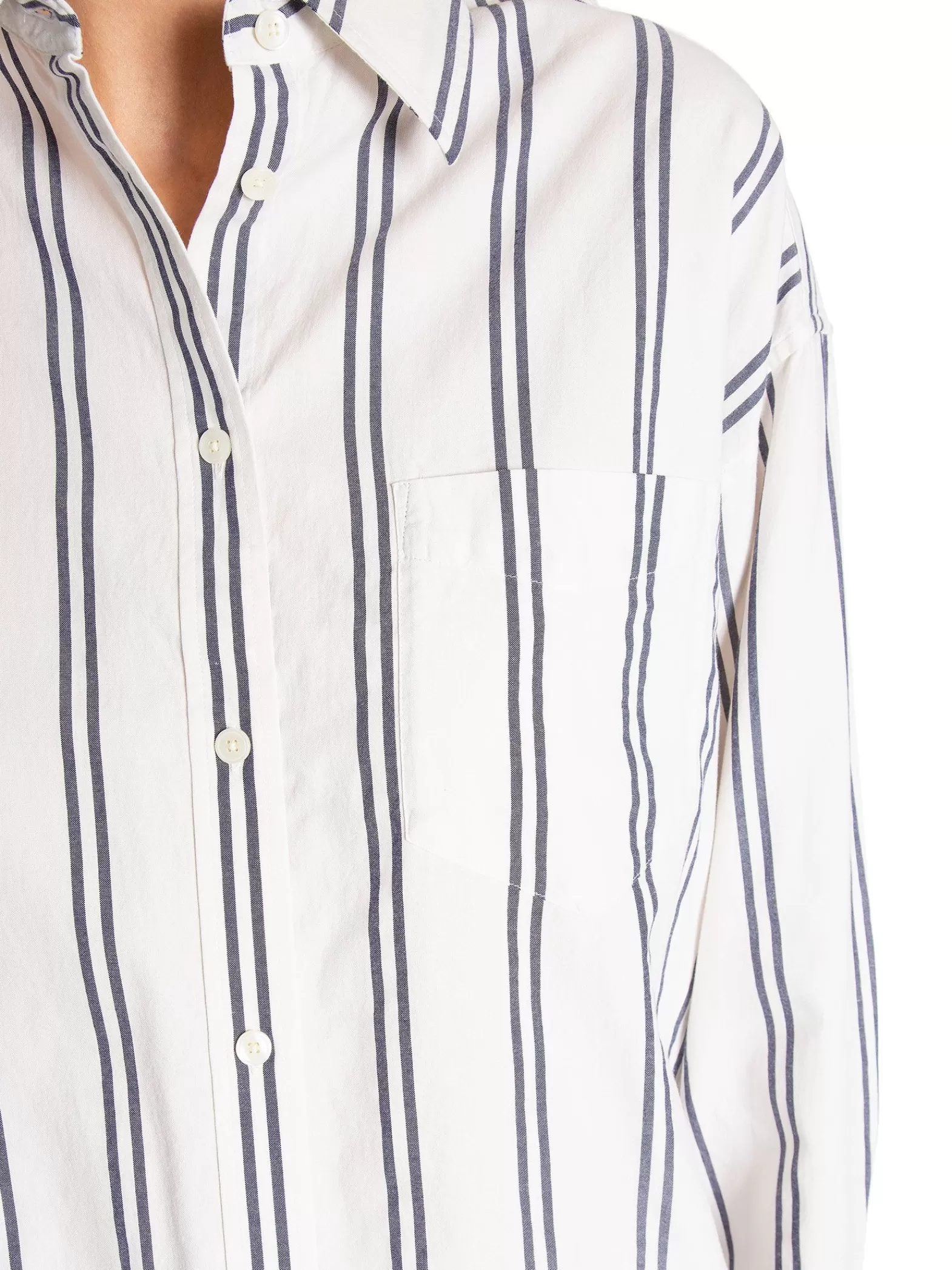 GANT Skjorta Stripe Classic Blue^ Skjortor