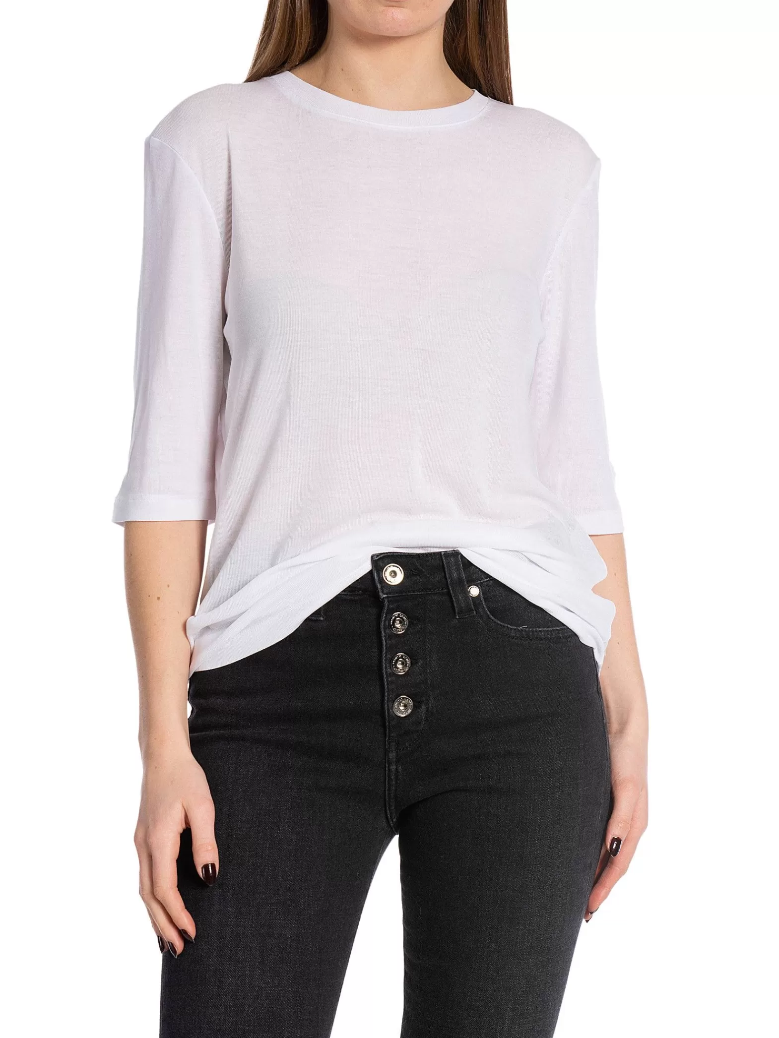 GANT Topp Slim Lightweightwhite^ Toppar