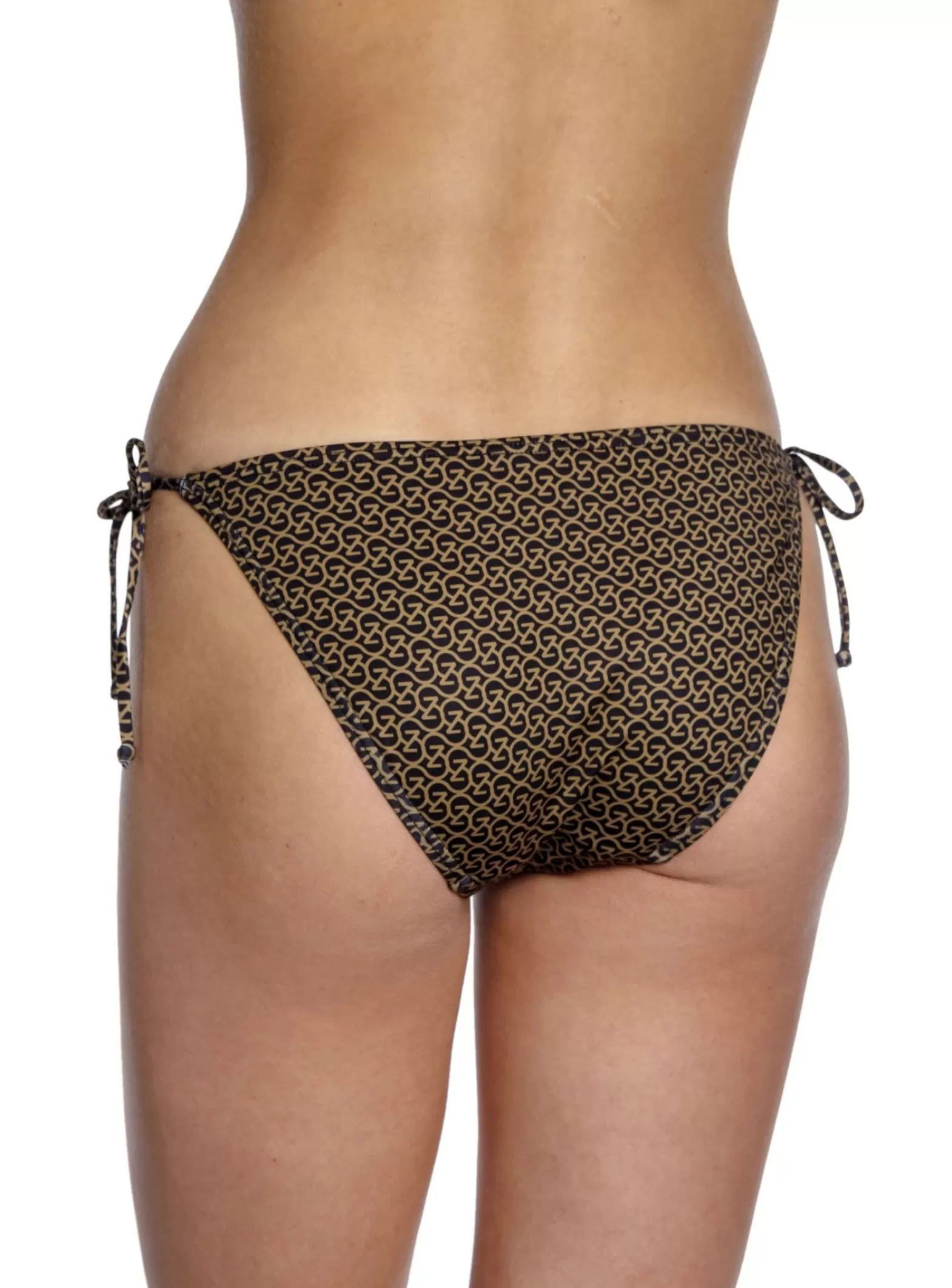 Gestuz Bikinitrosa Pil Brown Logo^ Badkläder