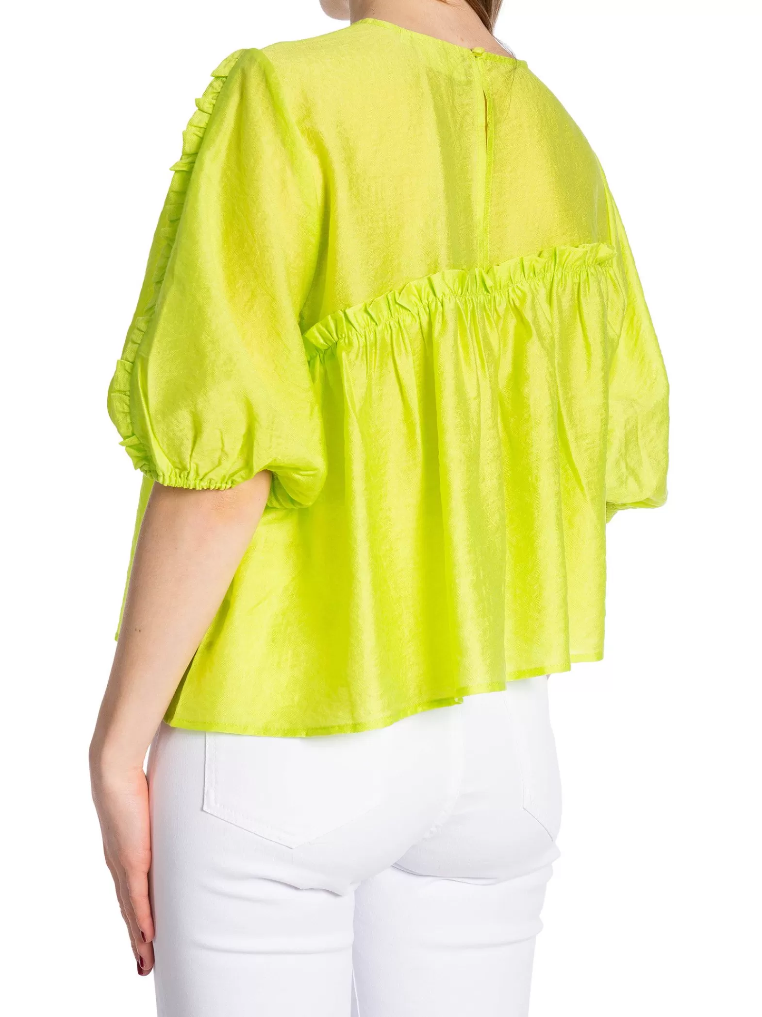 Gestuz Blus Thea Cropped Evening Primrose^ Blusar