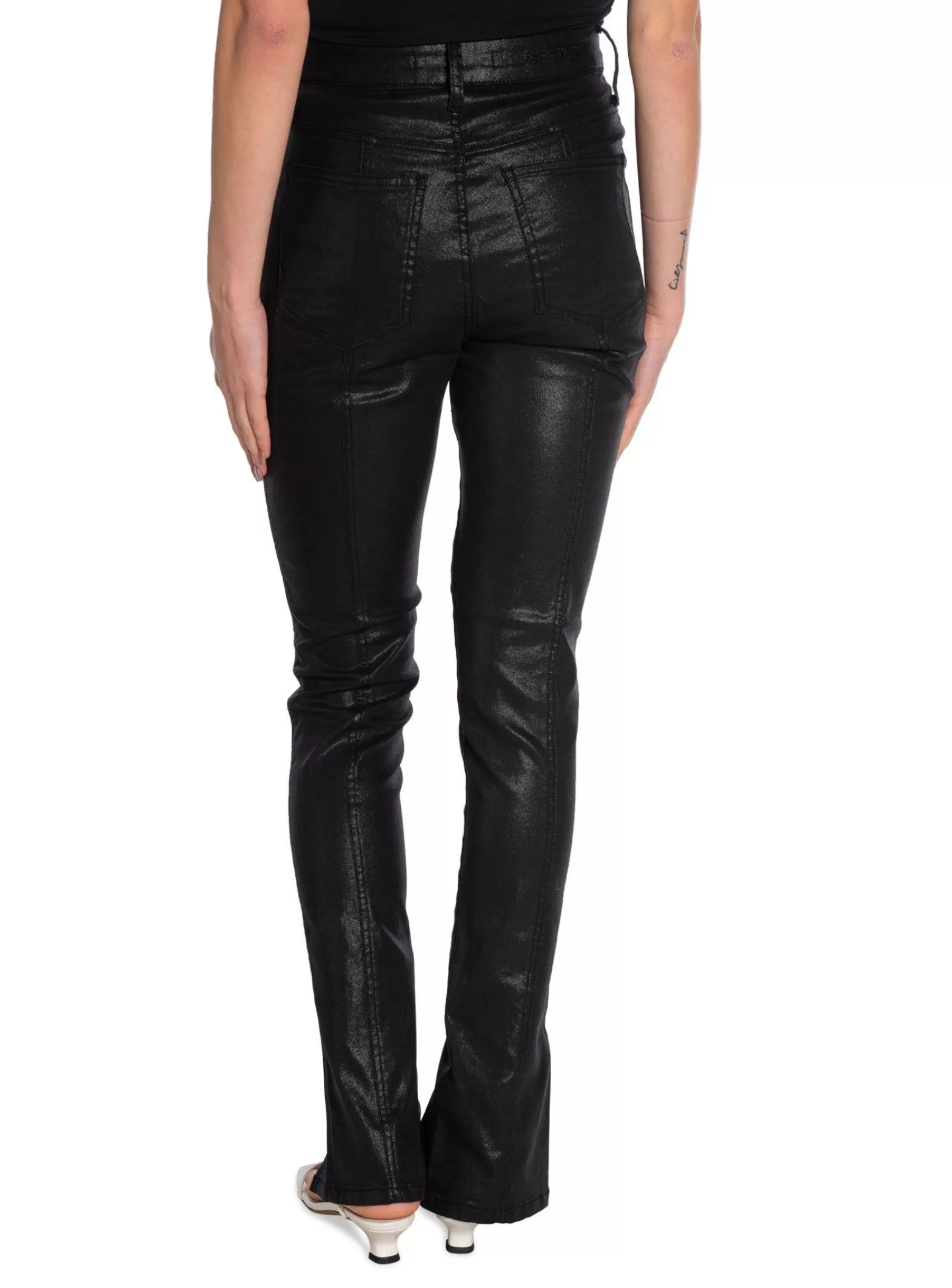 Gestuz Byxa Skinny Faye Hw Black^ Byxor