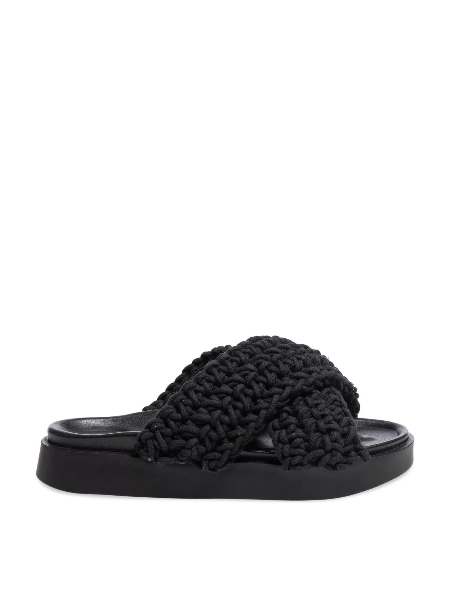 INUIKII Sandal Woven Black^ Sandaler