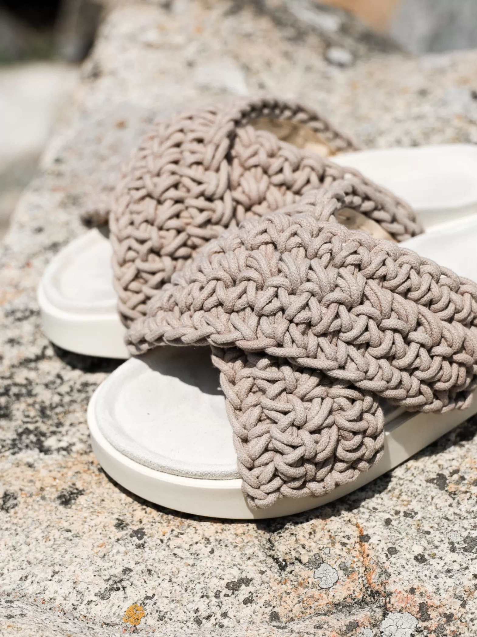 INUIKII Sandal Woven Taupe^ Sandaler