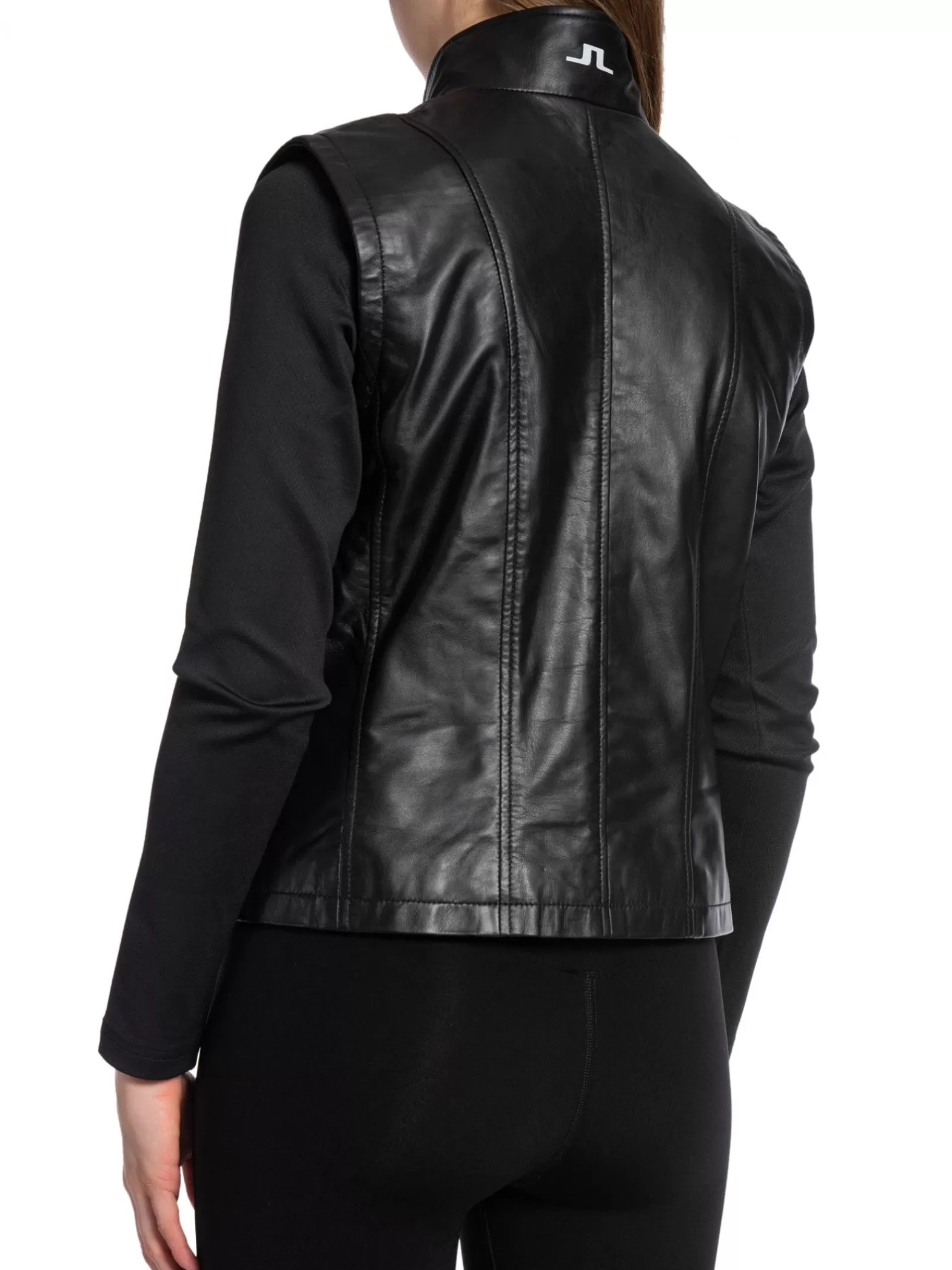 J.Lindeberg Vast Taylor Cropped Leather Black^ Sport & Träning