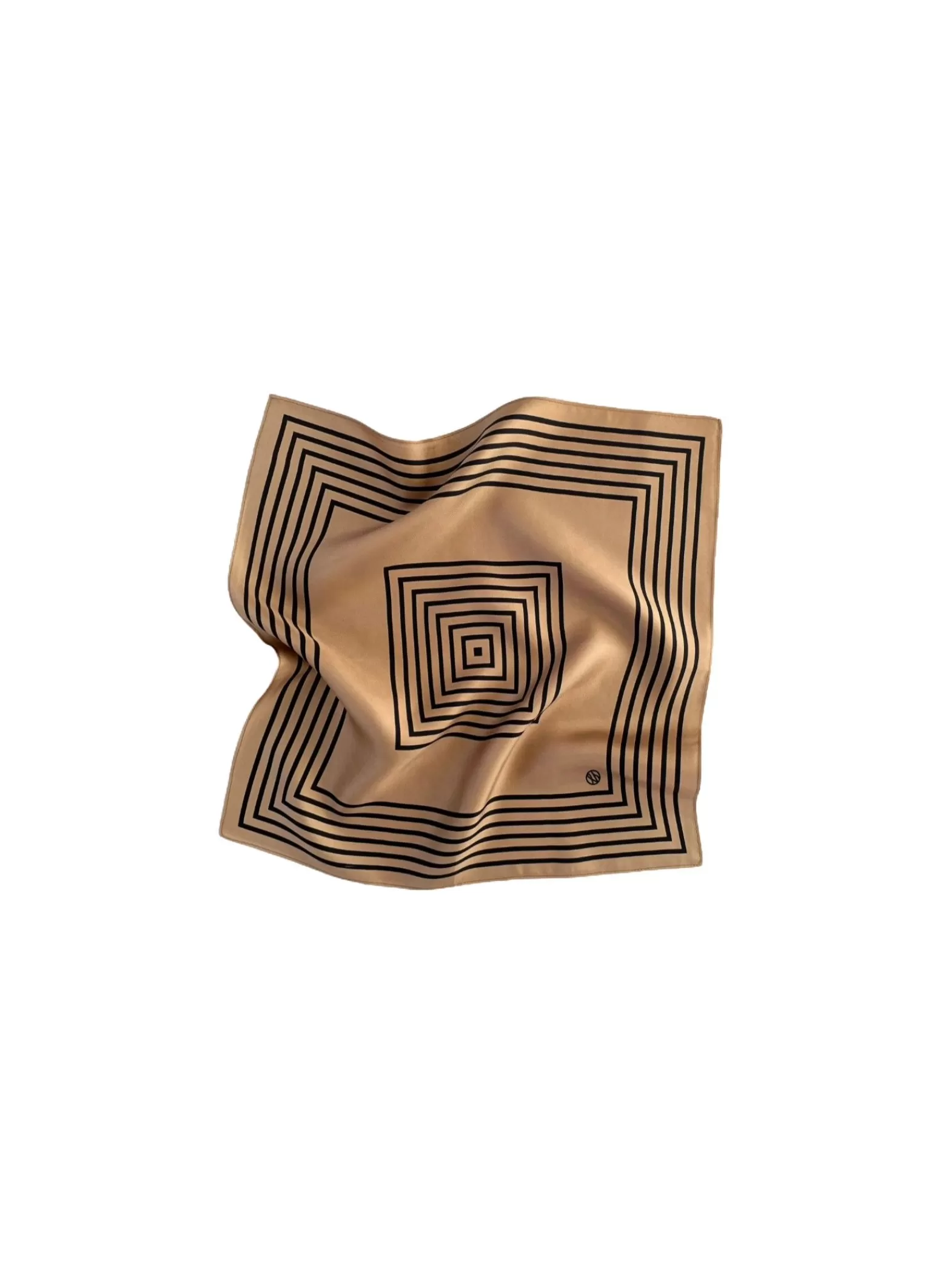 Le Scarf Sjal No. 15 Camel Black^ Sjalar & Halsdukar