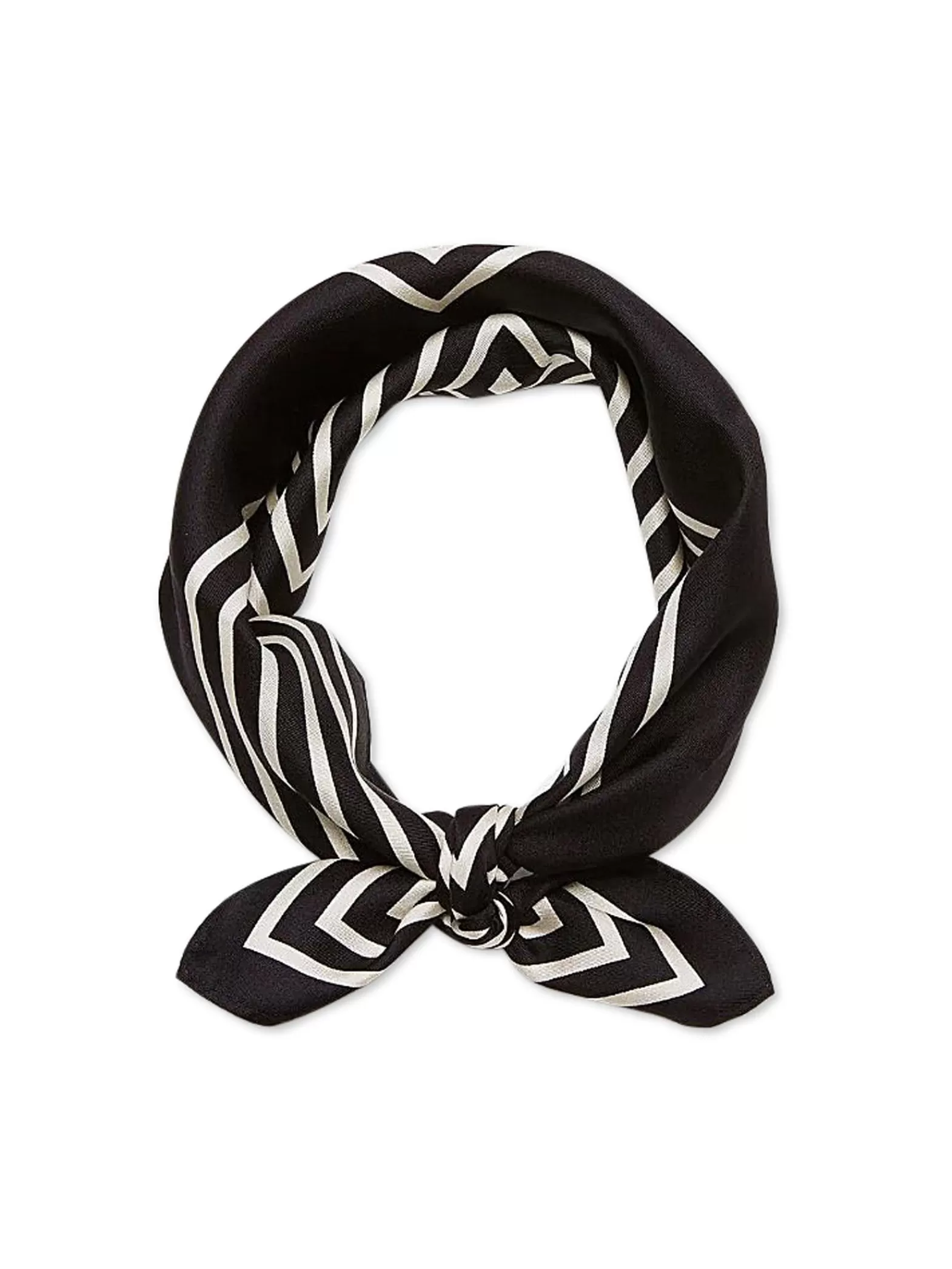 Le Scarf Sjal No. 16 Black & Cream^ Sjalar & Halsdukar